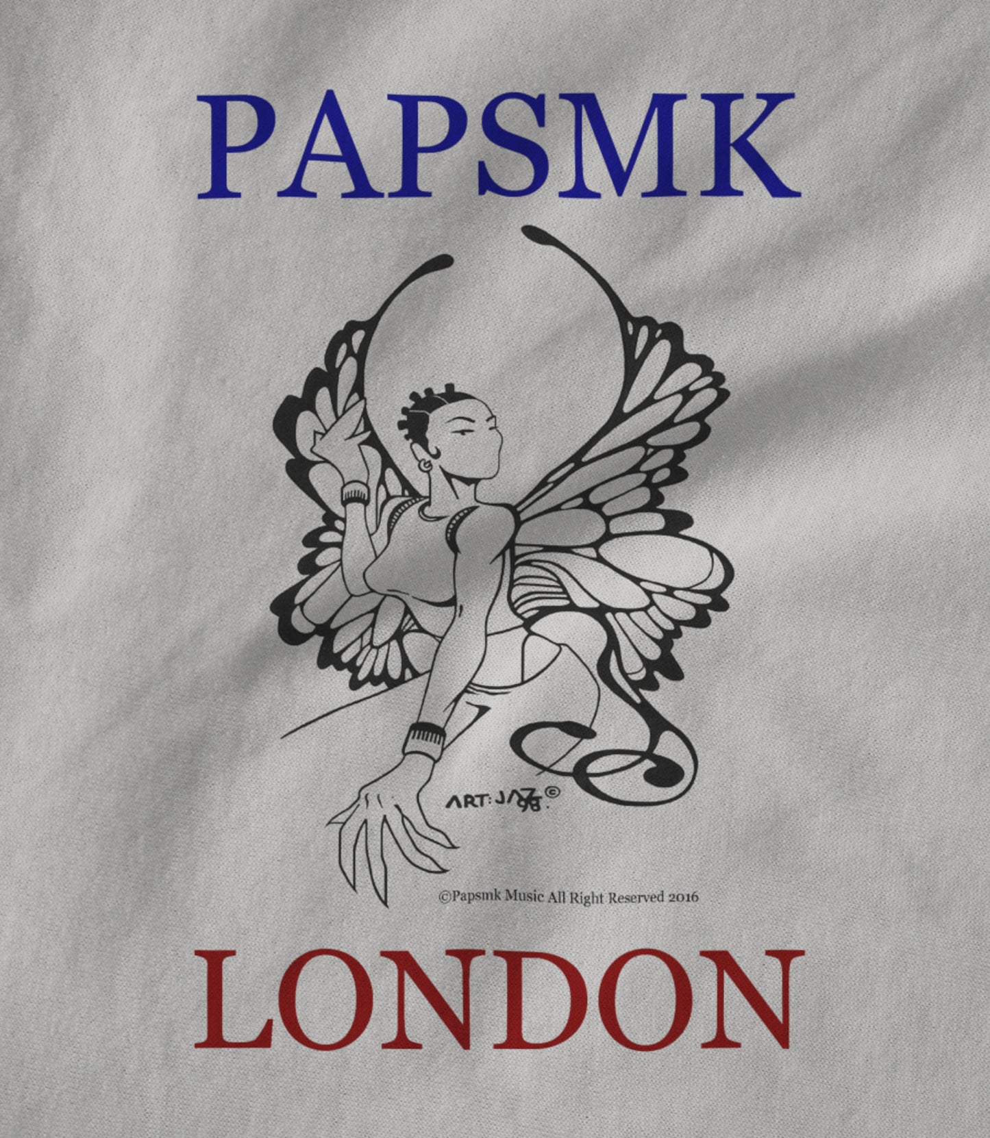 Papsmk London Logo UJ1 Unisex T-shirt