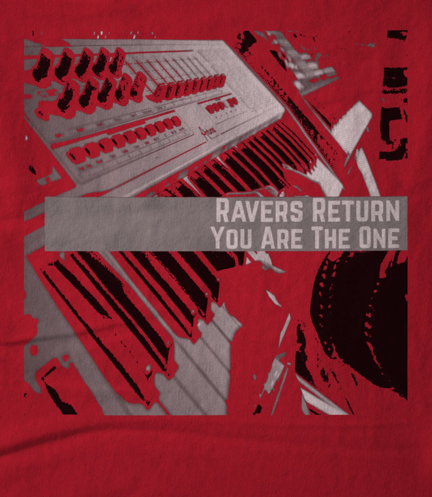 Ravers Return Posterized Effect Unisex T-shirt