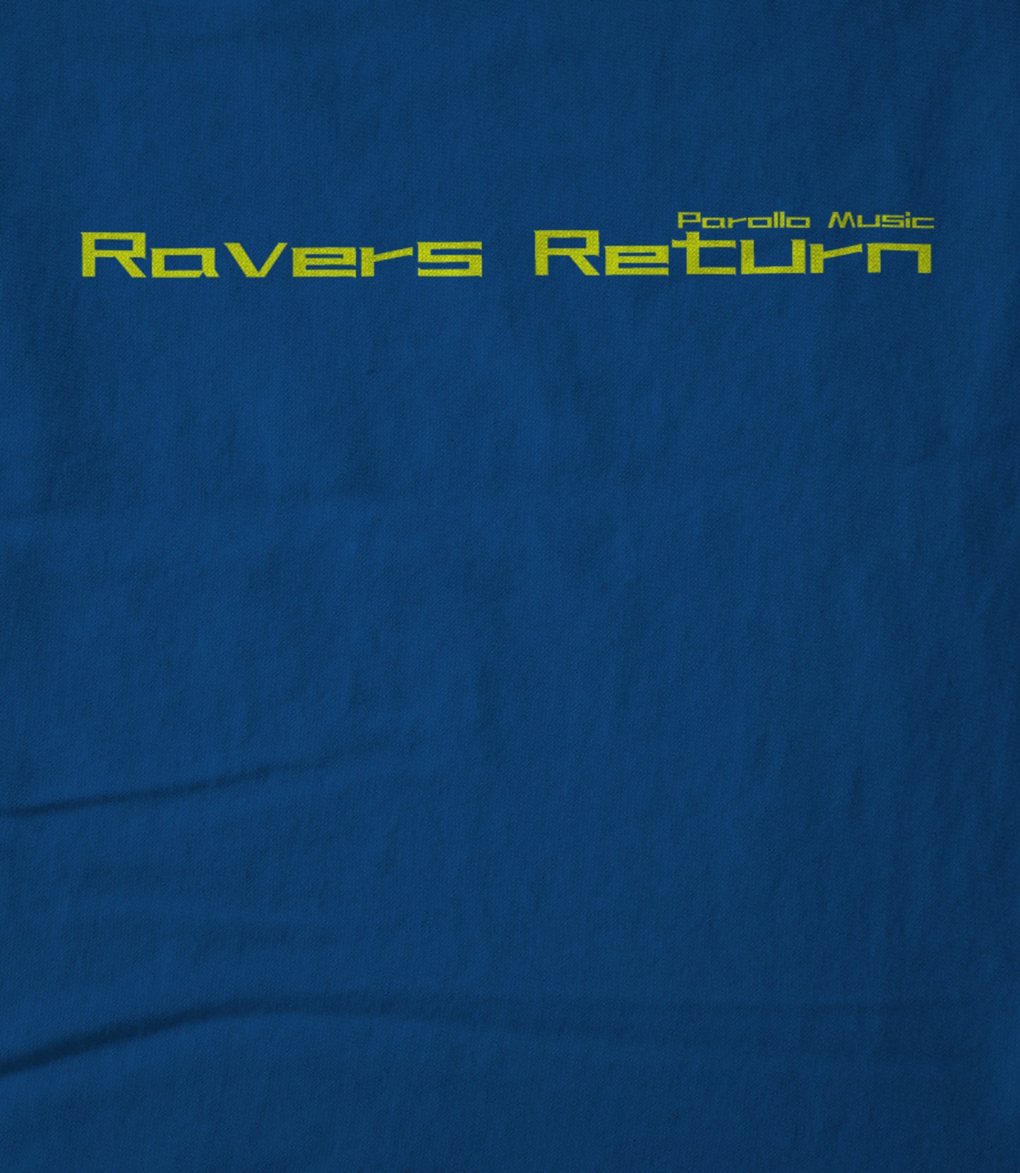 Ravers Return Branded plain, Yellow Text Unisex T-shirt