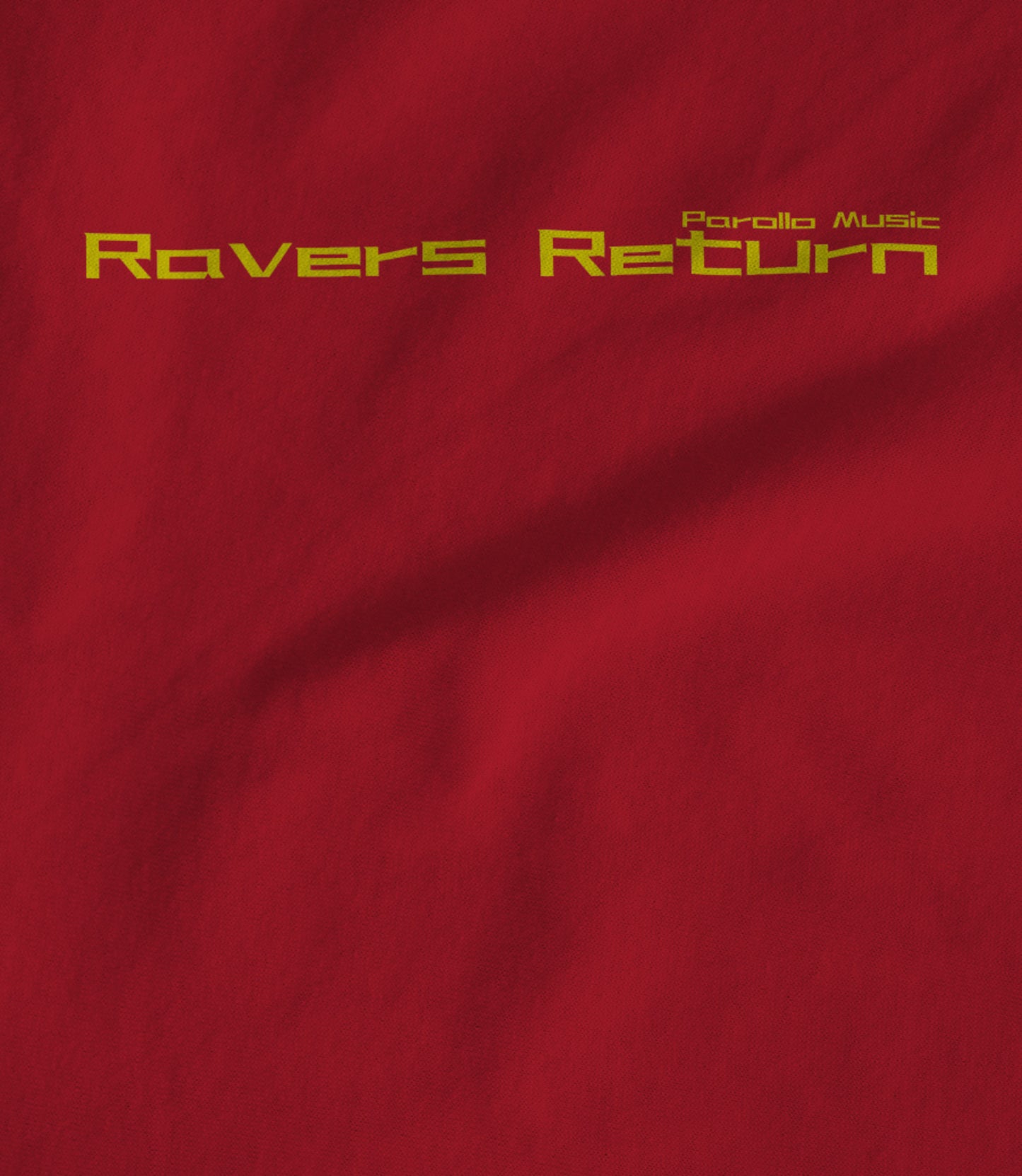 Ravers Return Branded plain, Yellow Text Hoodie