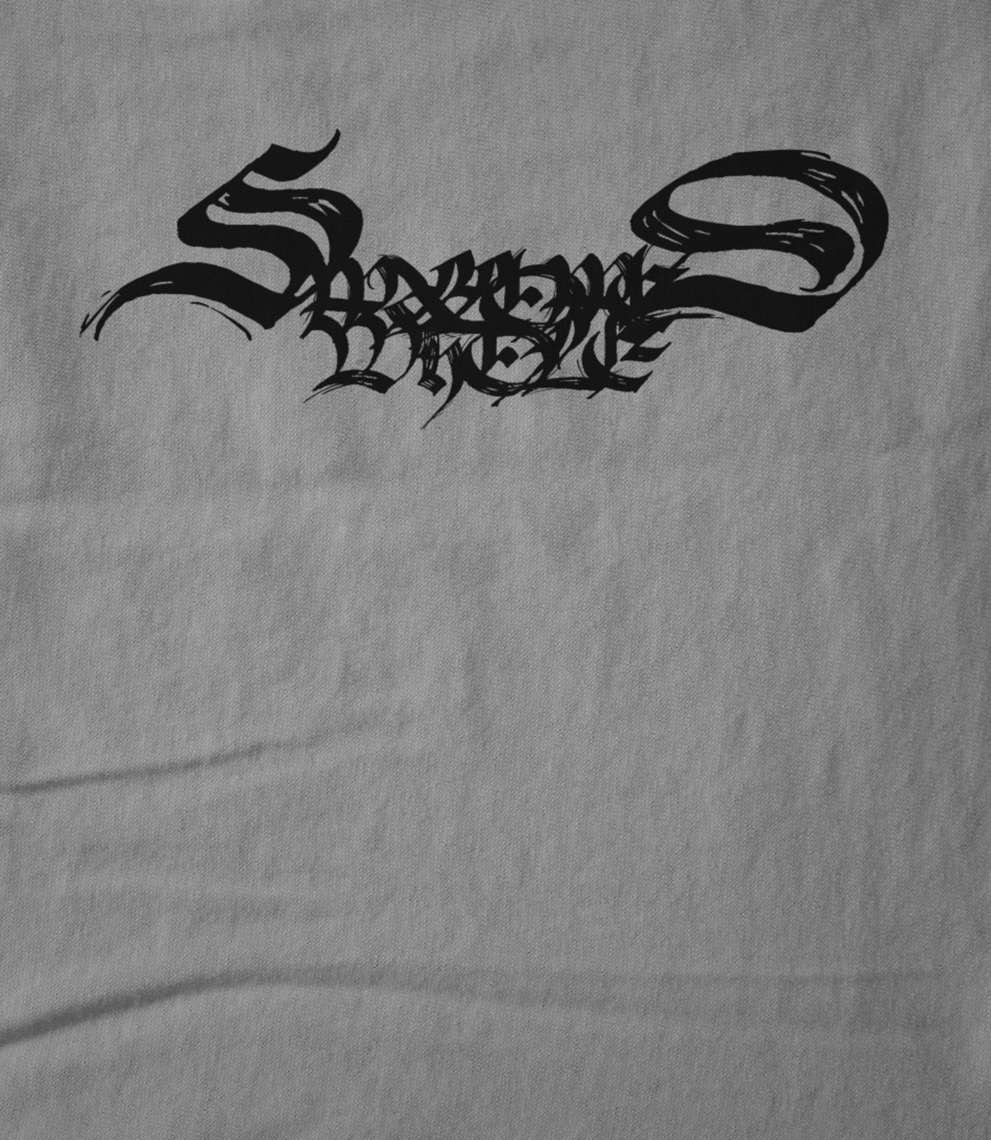 Logo black on grey Hoodie