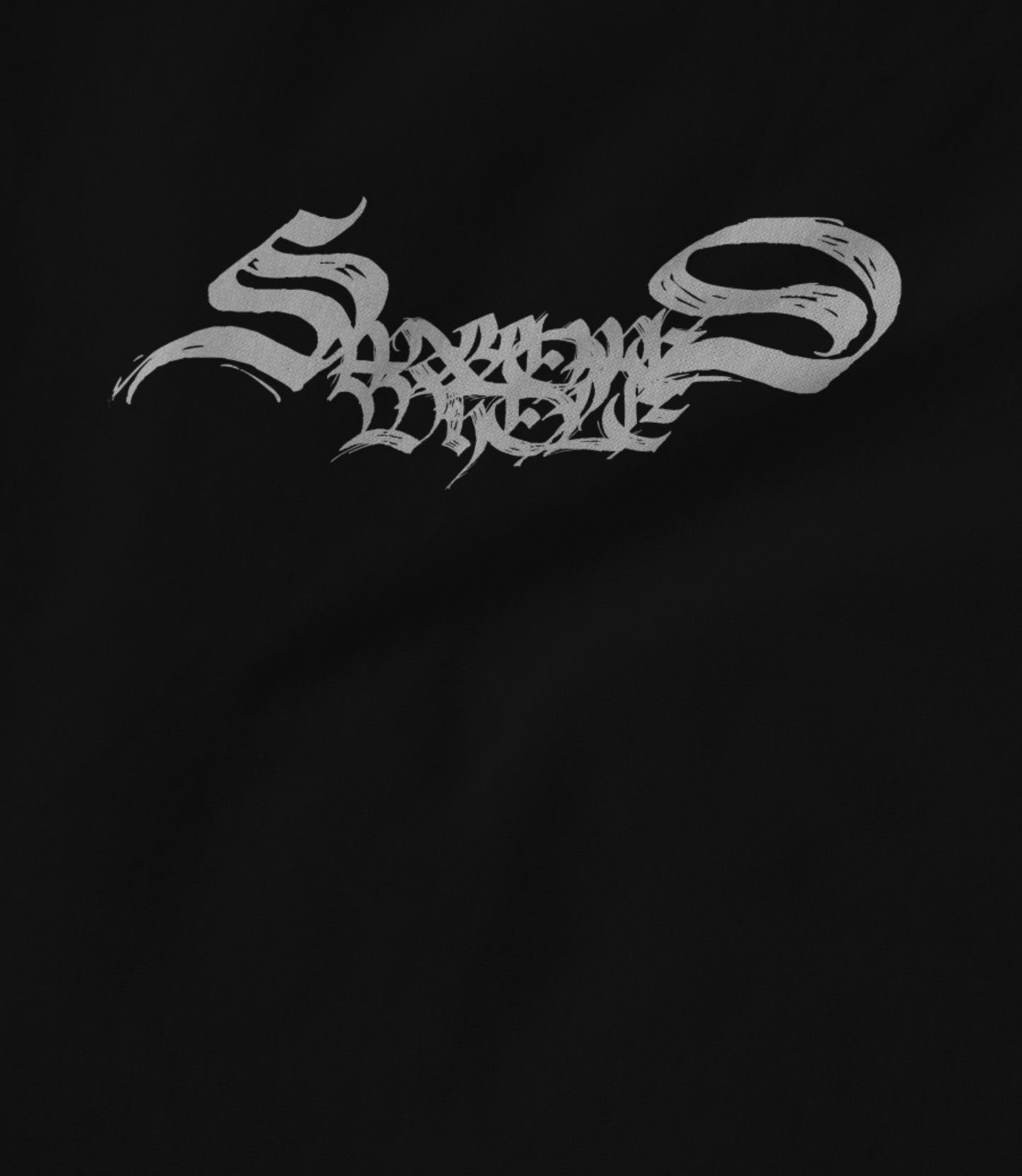 Logo white on black Hoodie