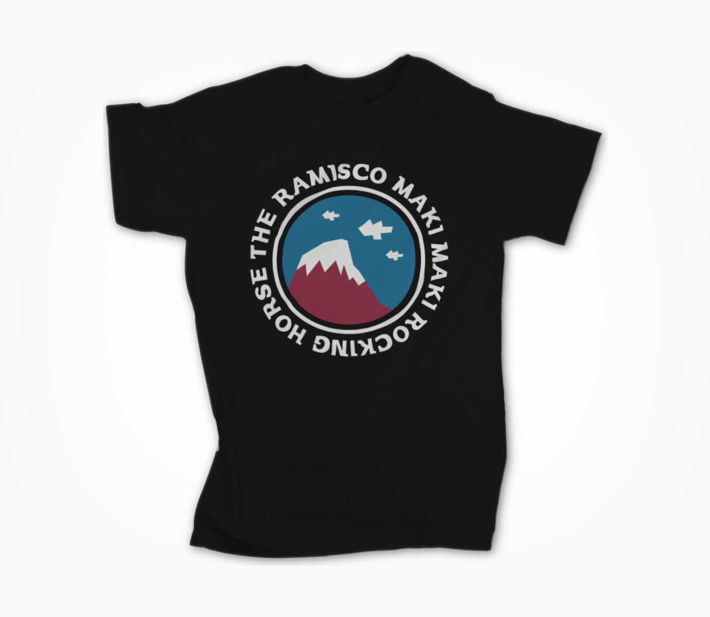 The Ramisco Maki Maki Rocking Horse - Mountain Unisex T-shirt