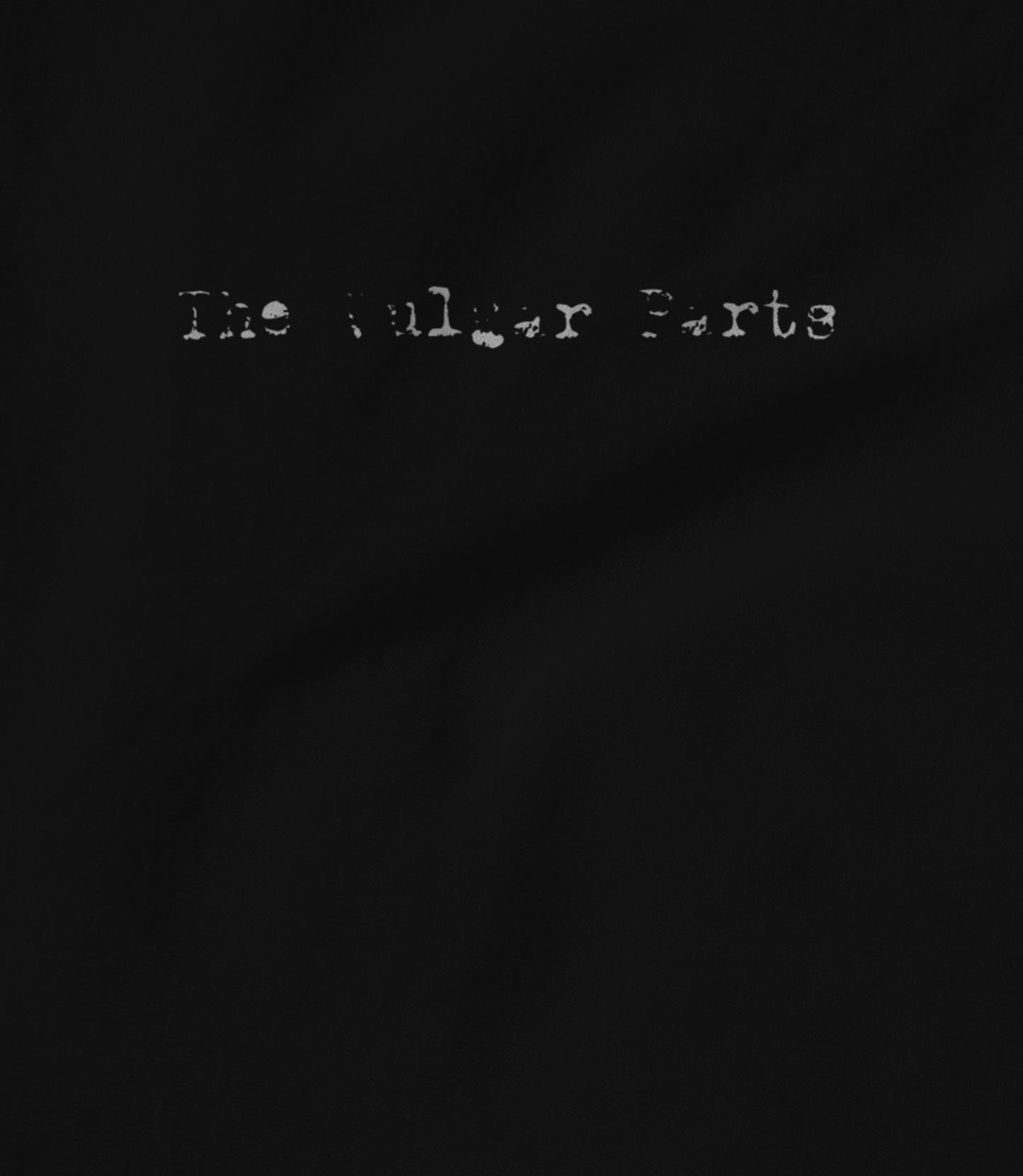 Typewriter Logo Line Hoodie