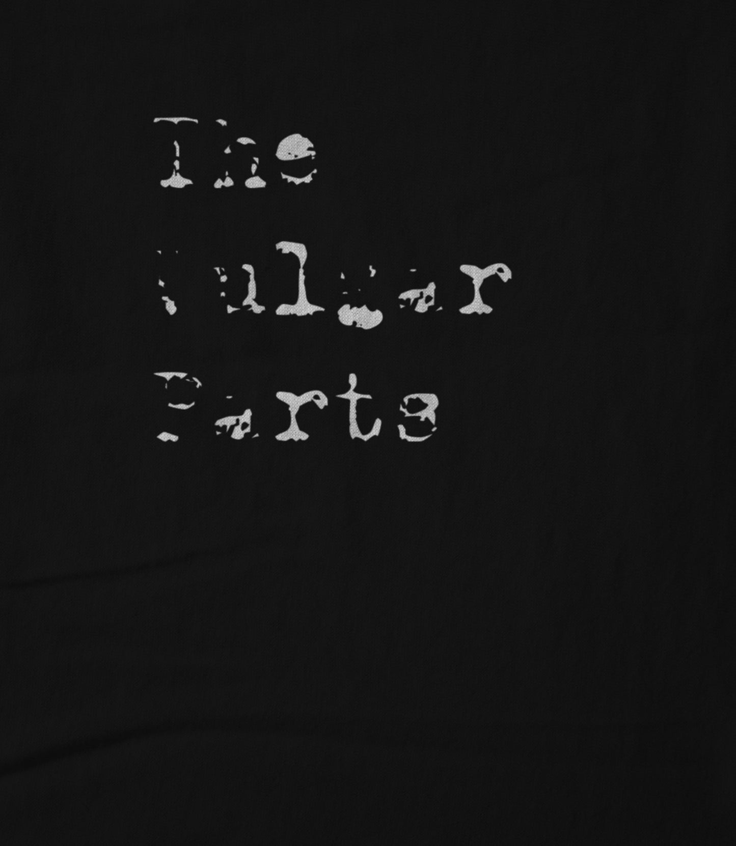 Typewriter Logo Block Hoodie