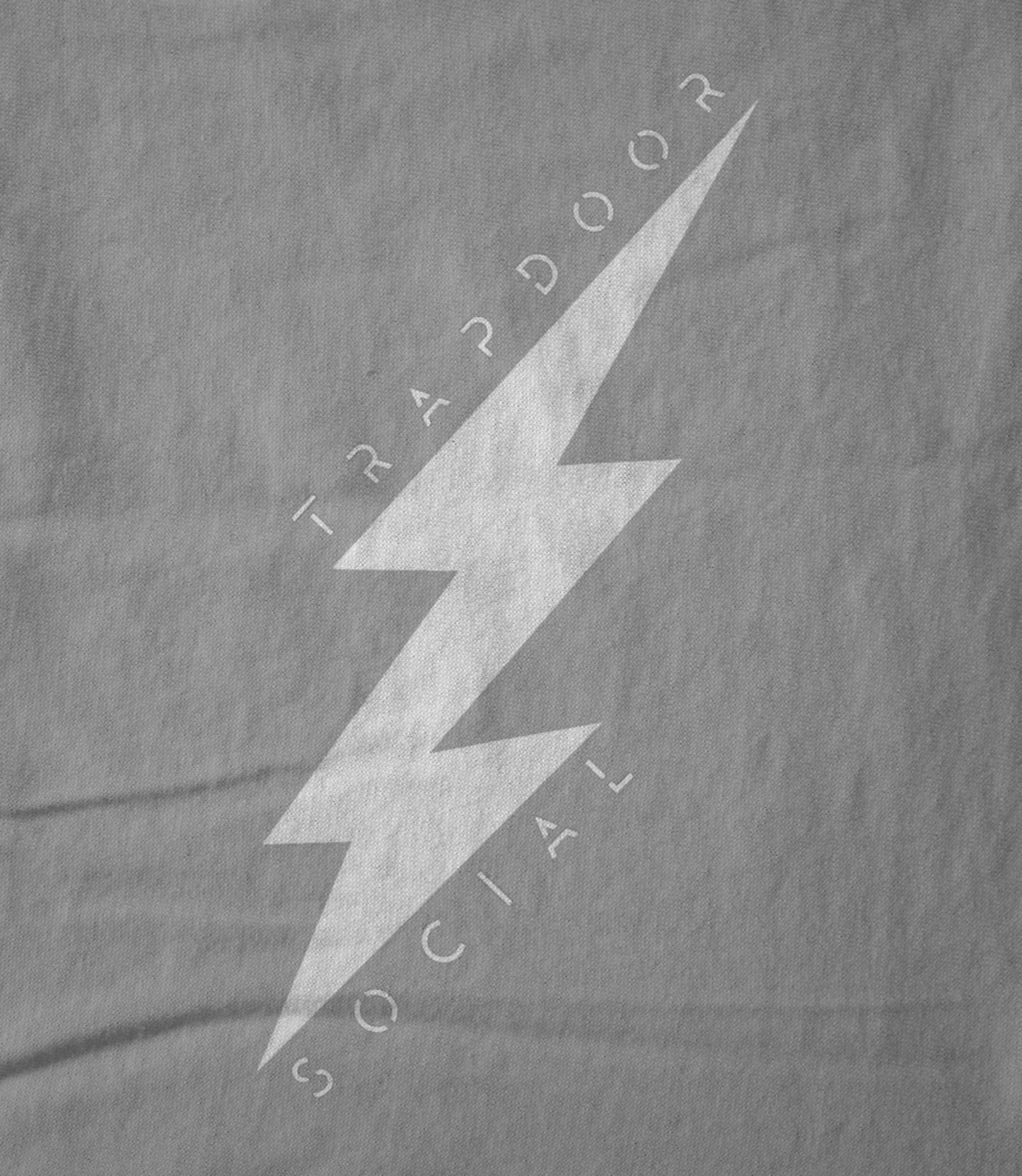 Lightning Bolt - Grey/White Unisex T-shirt