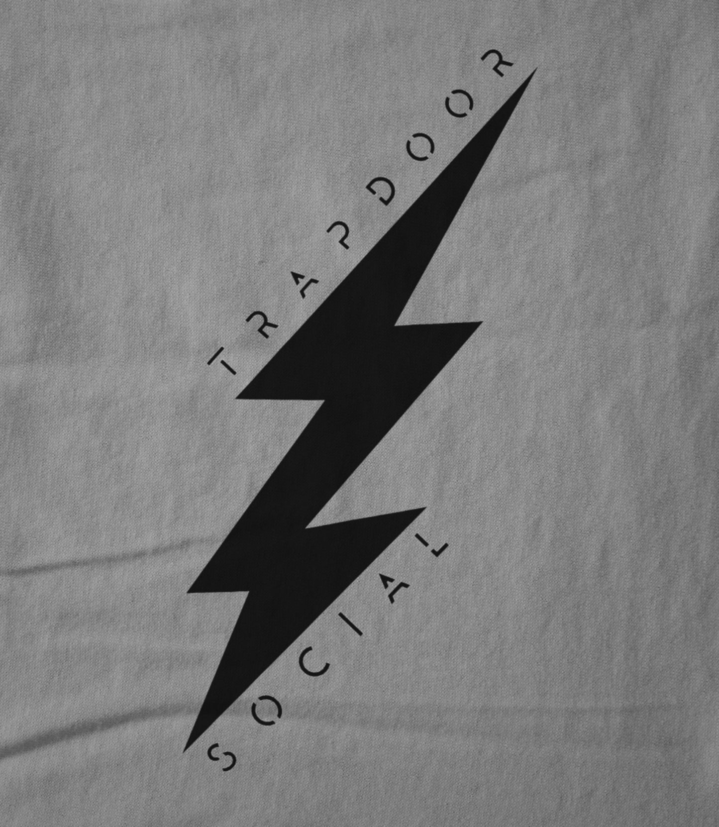 Lightning Bolt - Grey/Black Unisex T-shirt
