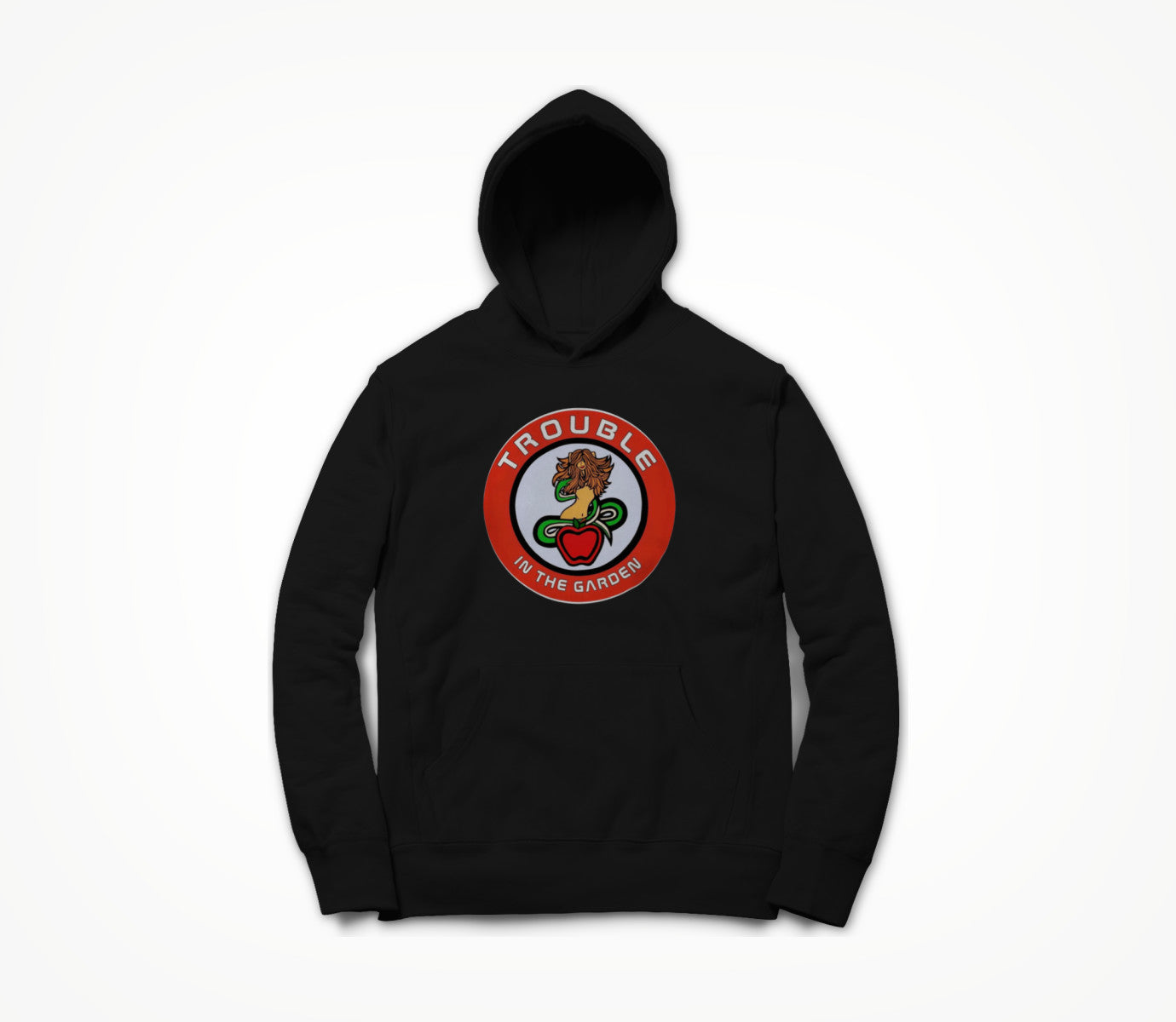 Woman and Serpent Round Hoodie