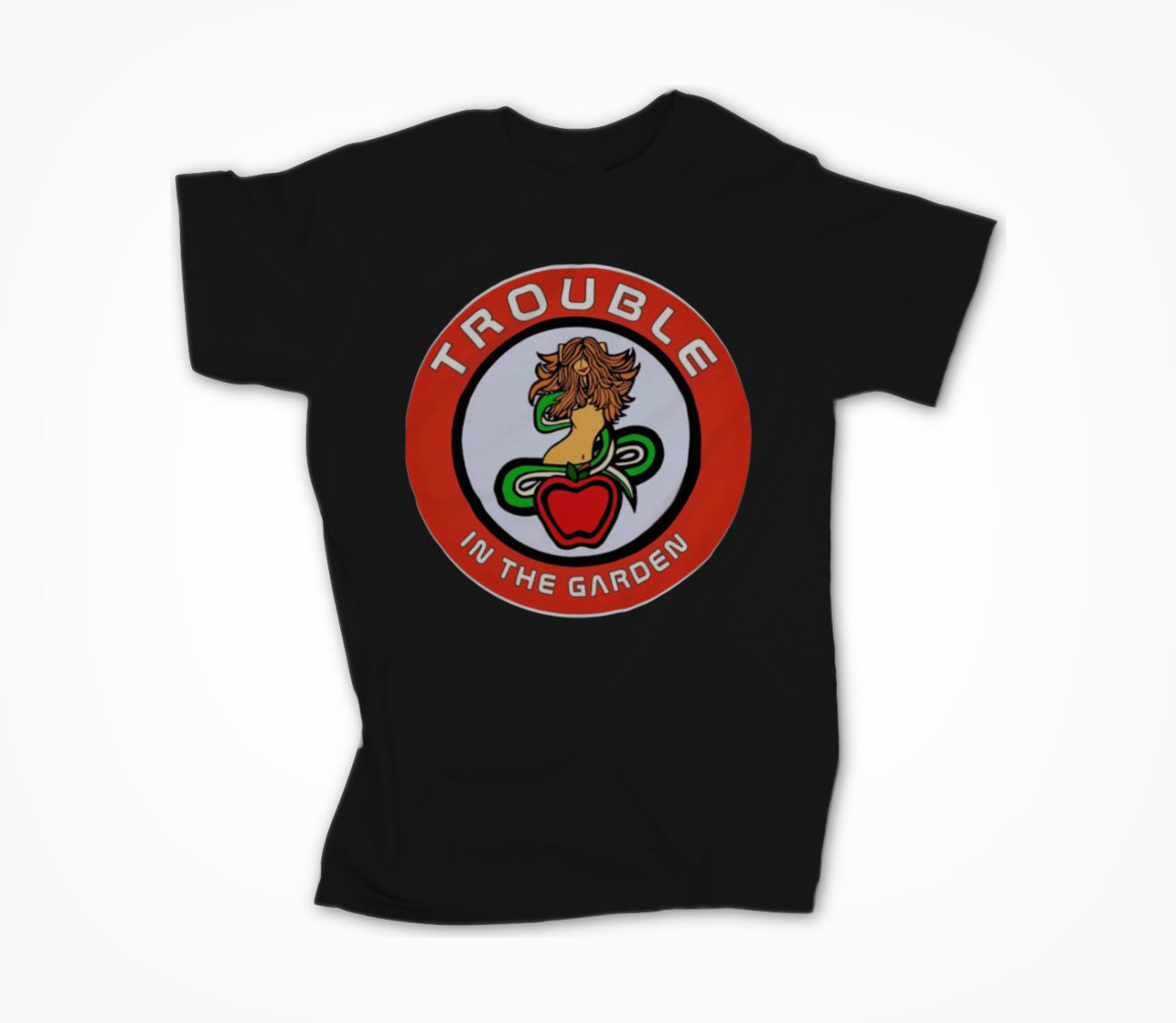 Woman and Serpent Round Unisex T-shirt