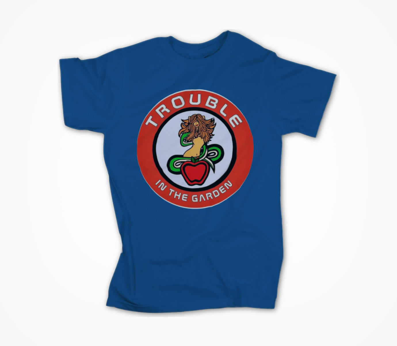 Woman and Serpent Round Unisex T-shirt