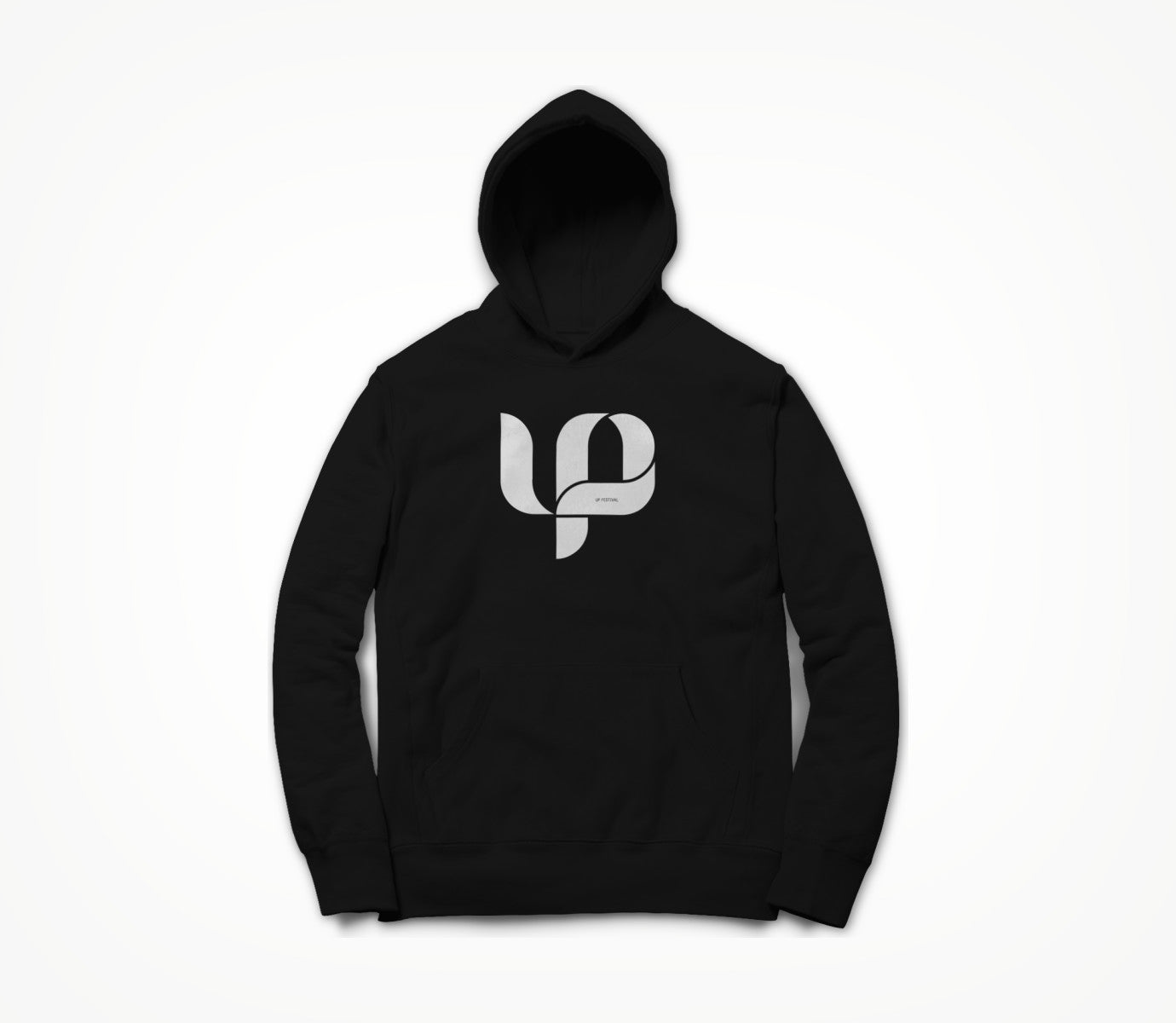 Up Festival Logo Black Hoodie