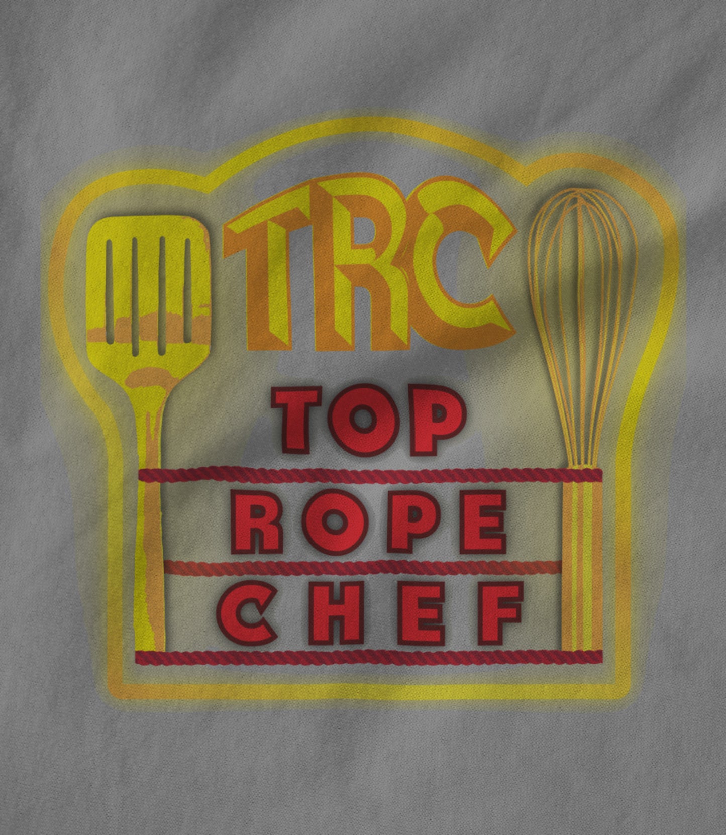 Top Rope Chef Logo Gray Unisex T-shirt
