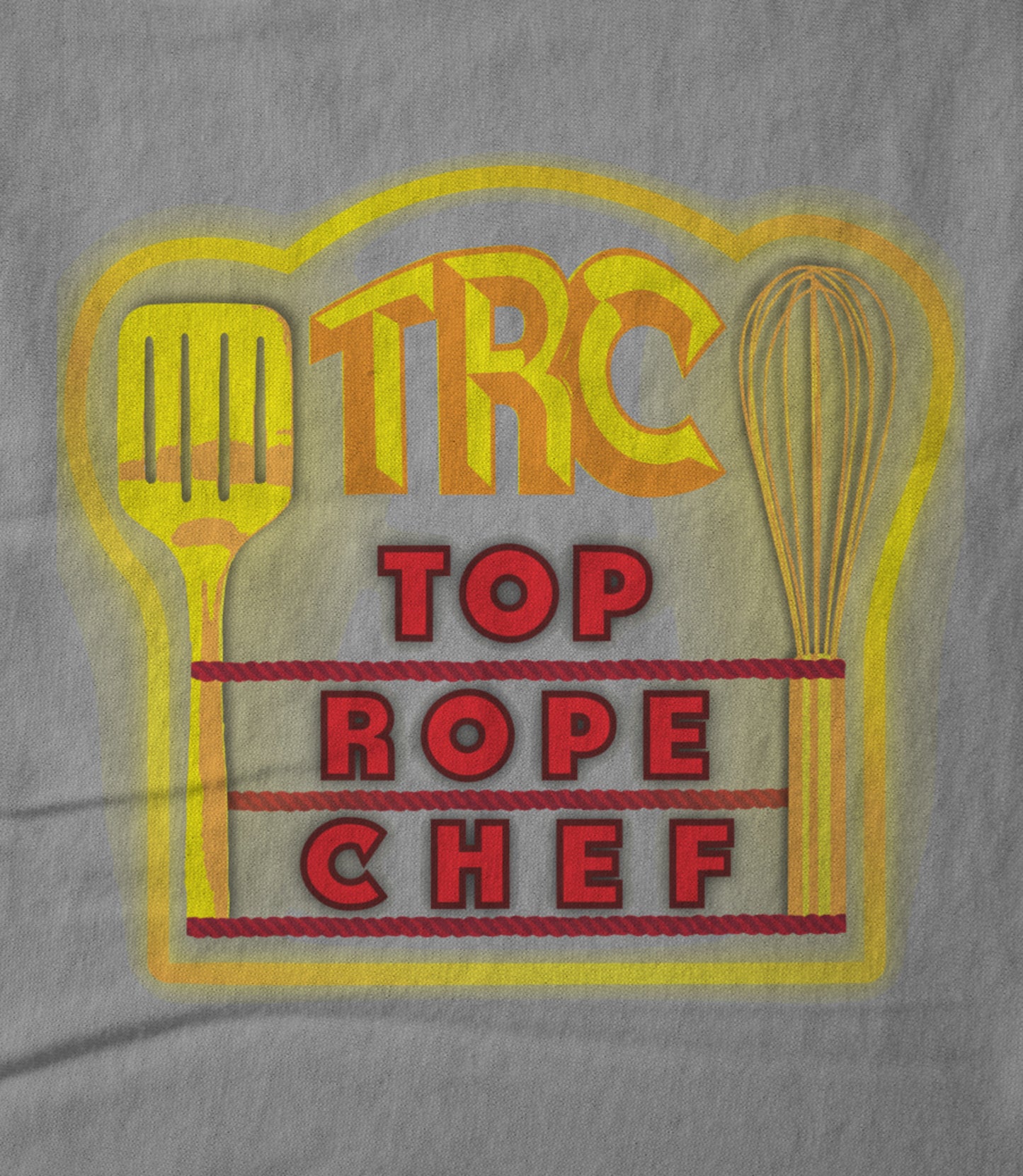Top Rope Chef Logo Gray Women's T-shirt