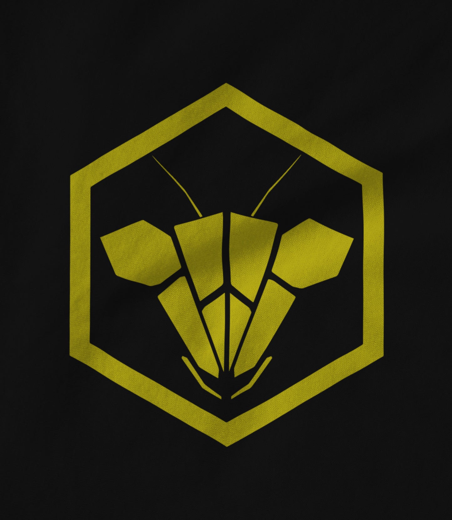 Yellow Mantis Head Hoodie