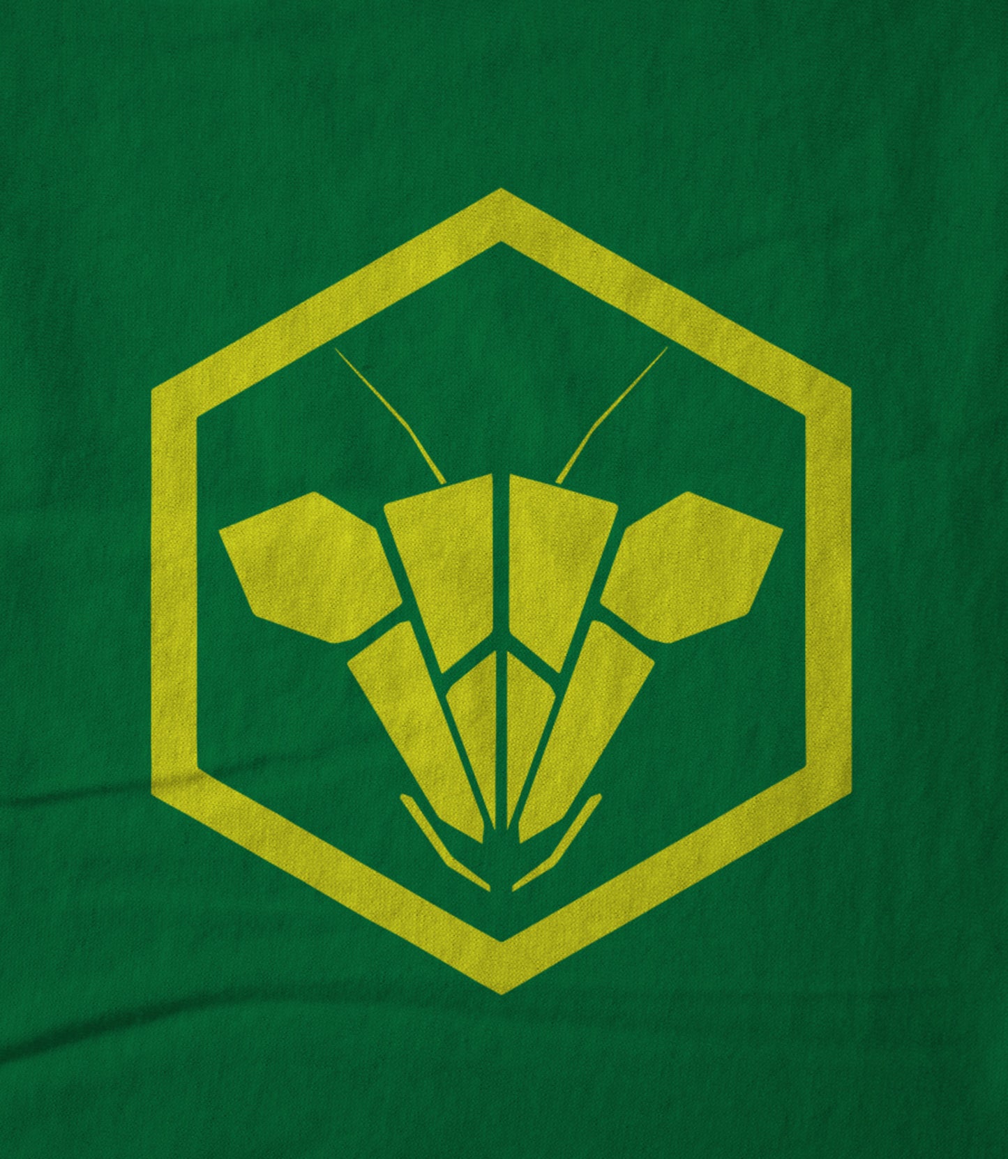 Yellow Mantis Head Unisex T-shirt