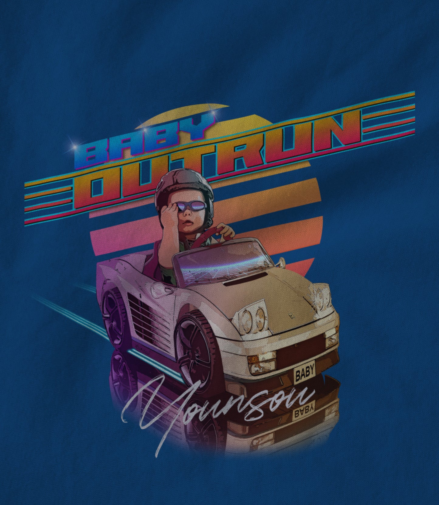 Baby Outrun Blue Women's T-shirt