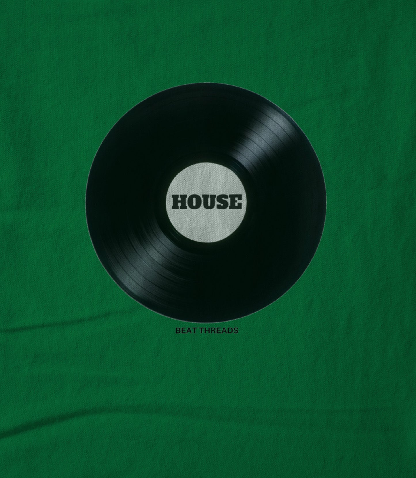 RECORD - HOUSE - GREEN Unisex T-shirt
