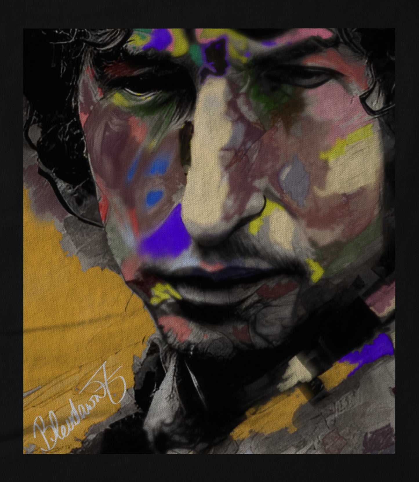 Bob Dylan - painted Unisex T-shirt