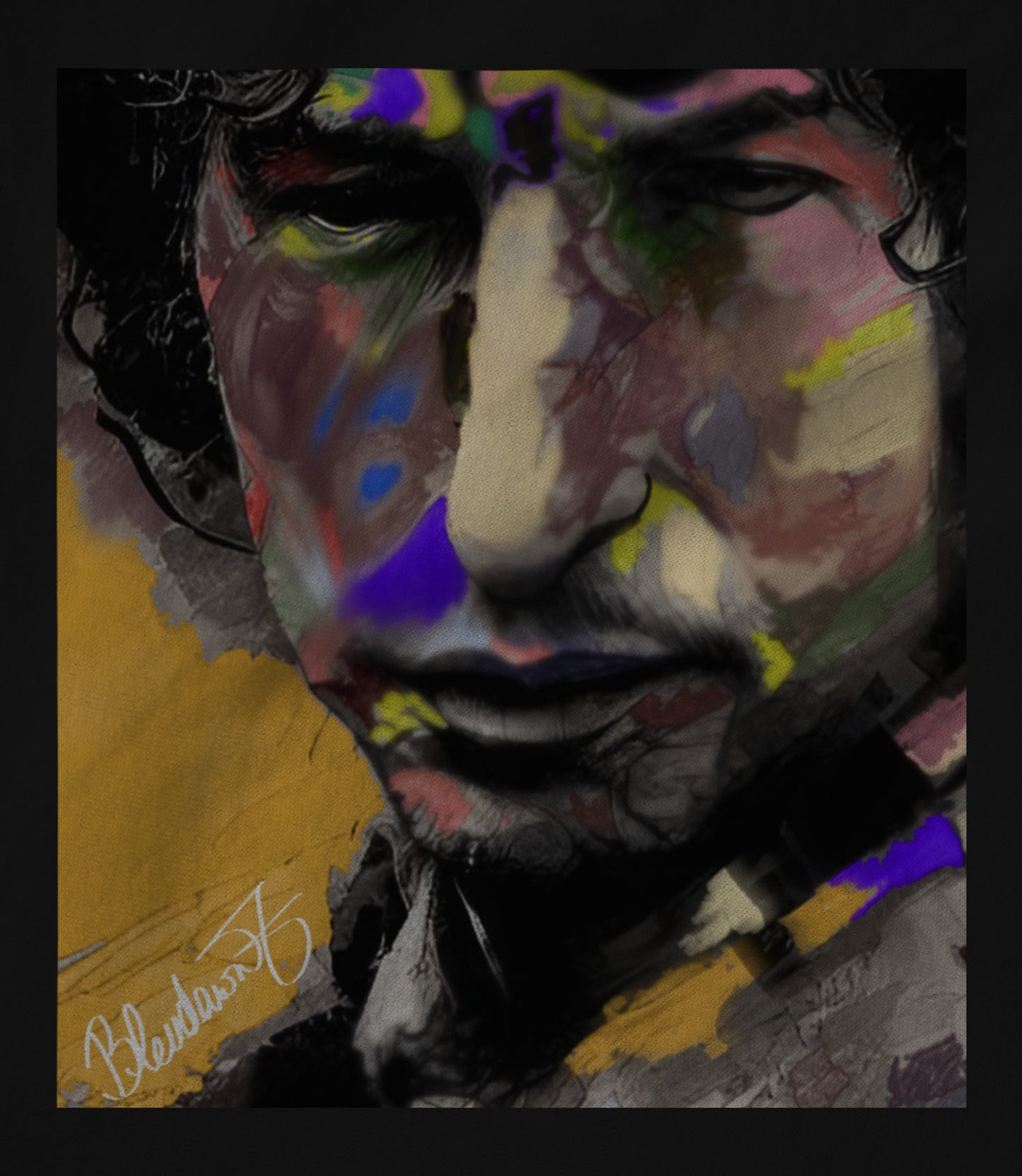 Bob Dylan - painted Women's T-shirt
