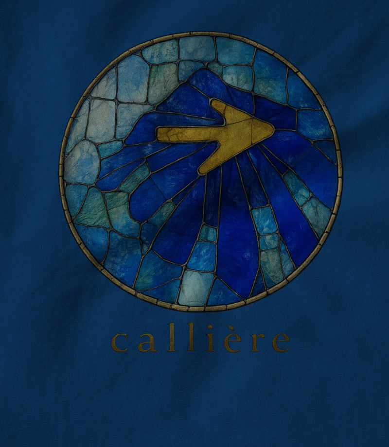 Solar Stained Glass Shell - Royal Blue