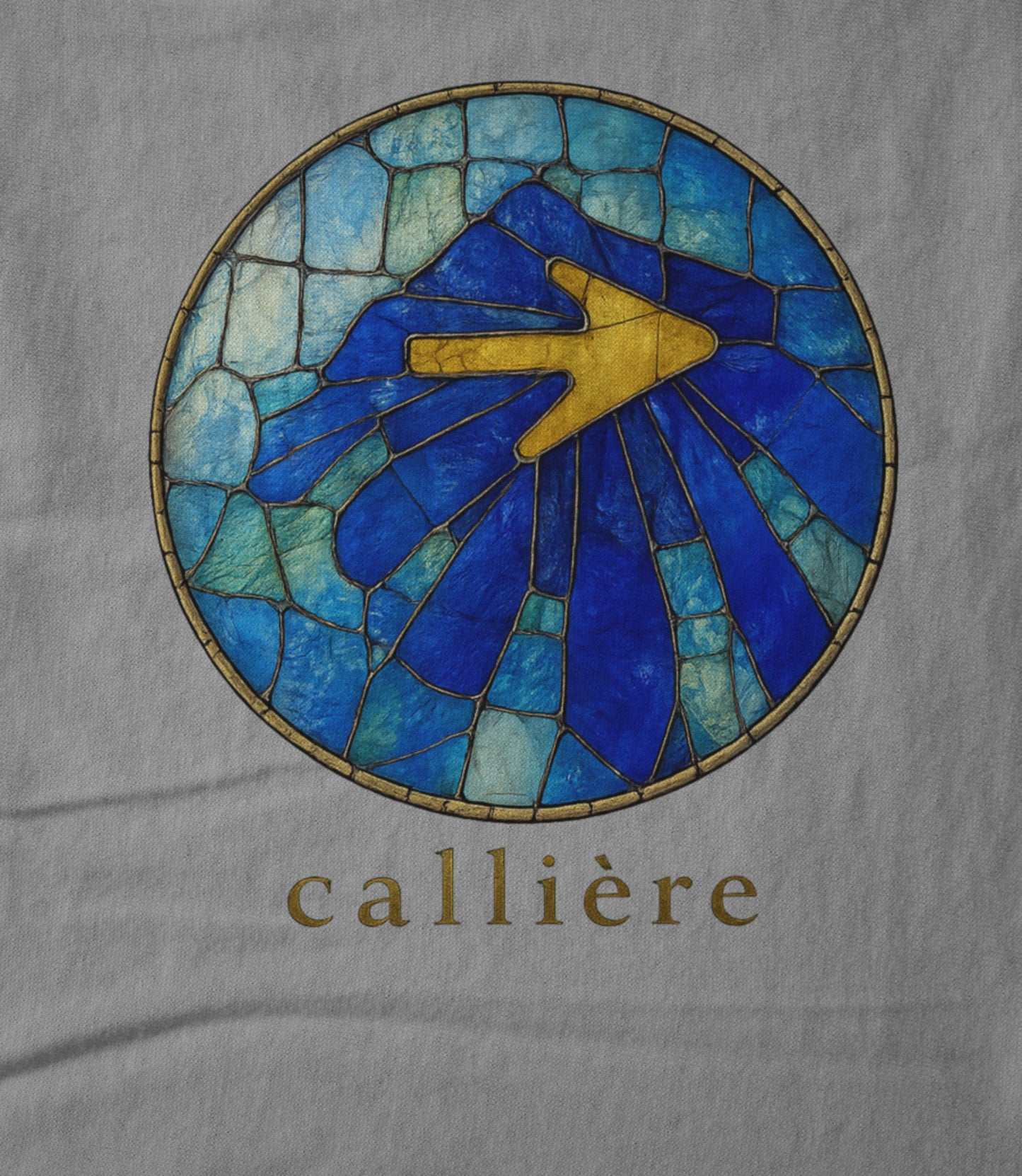Solar Stained Glass Shell - Heather Grey Women's T-shirt