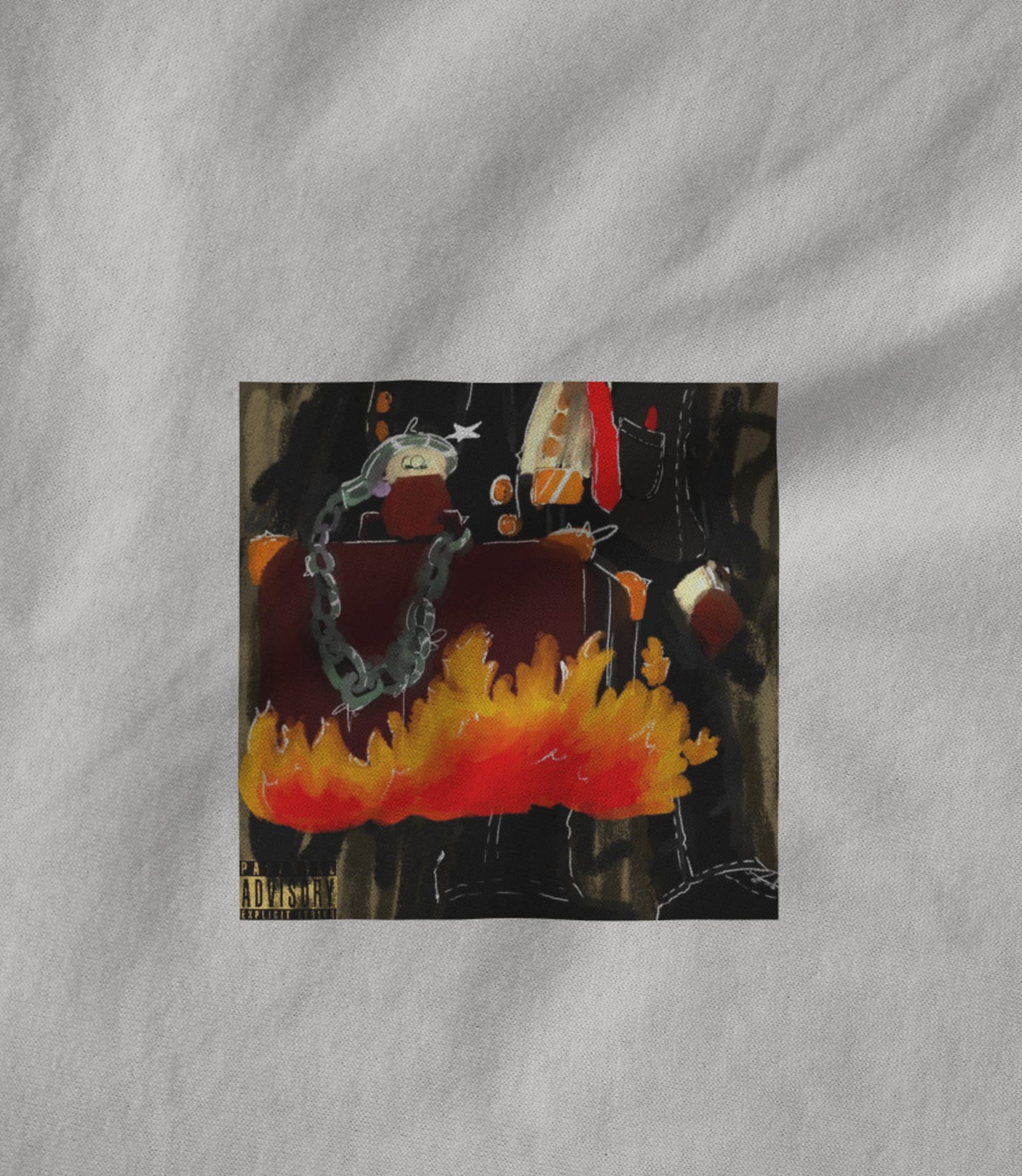 Suit & Attaché (White) Hoodie