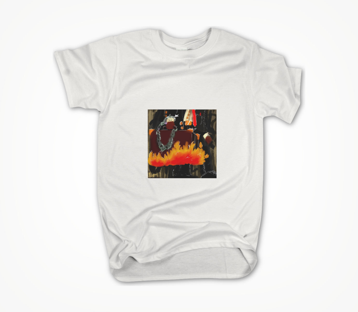 Suit & Attaché (White) Unisex T-shirt