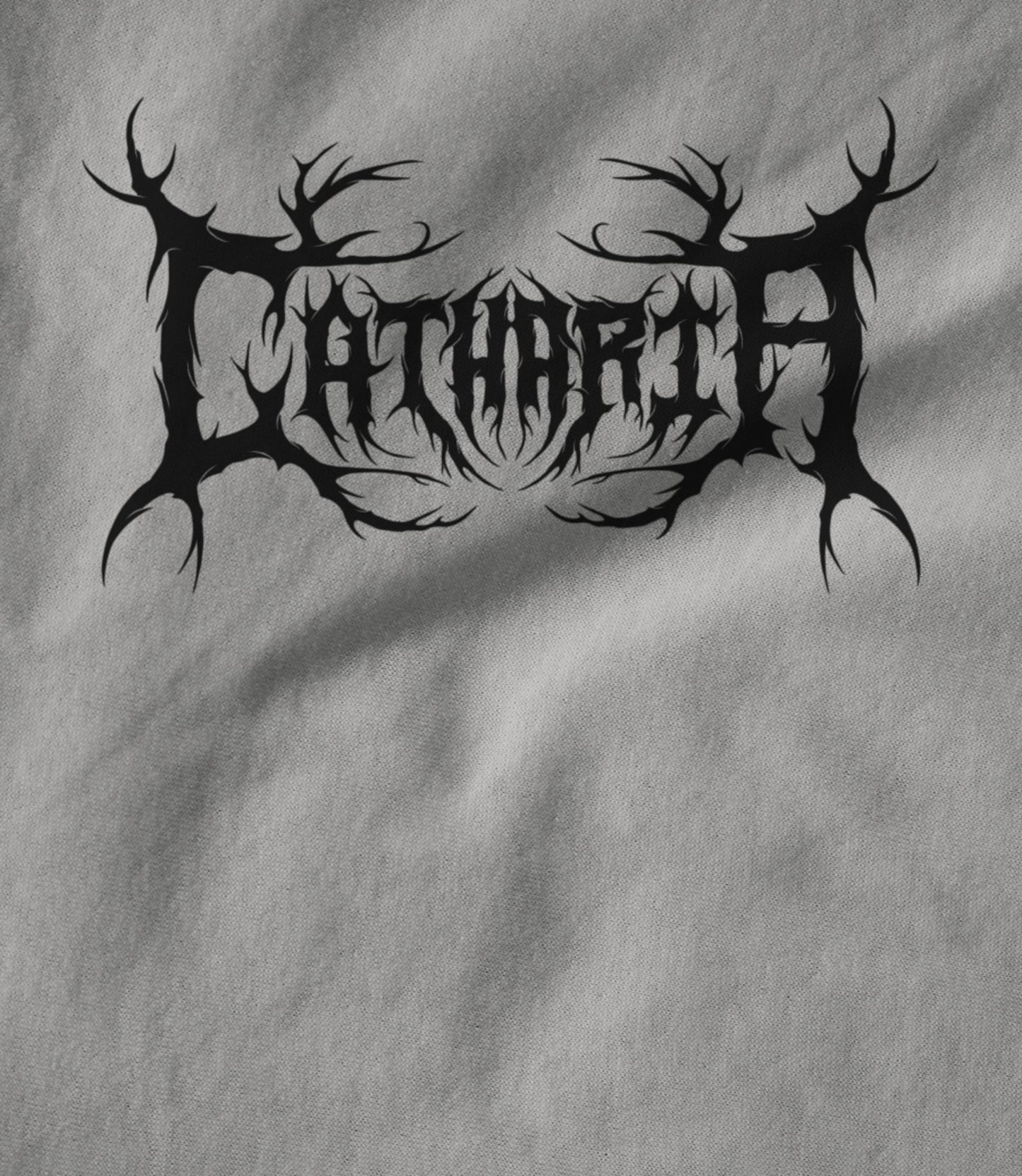 Black/Grey Logo Hoodie