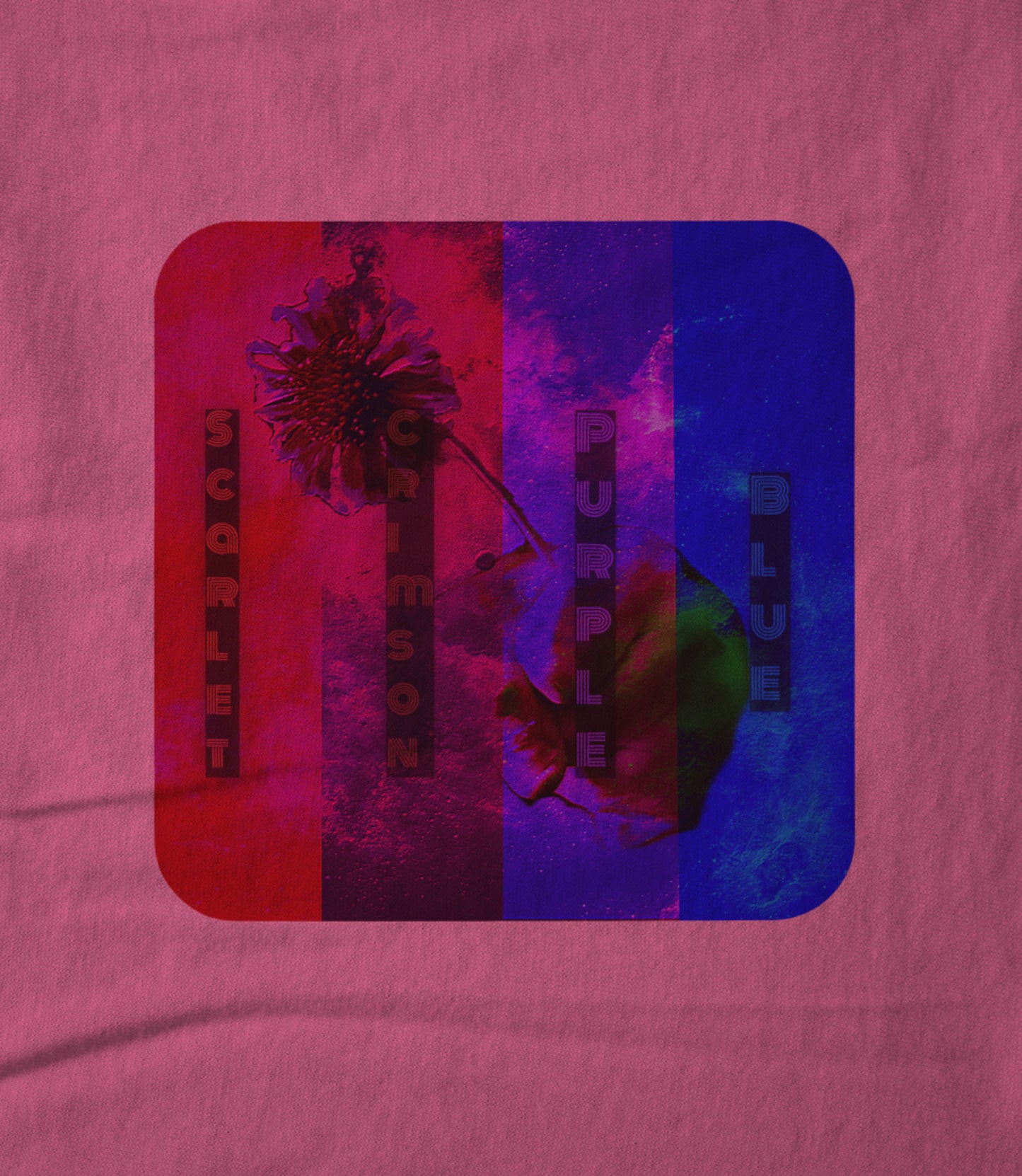 Scarlet, Crimson, Purple and Blue Unisex T-shirt