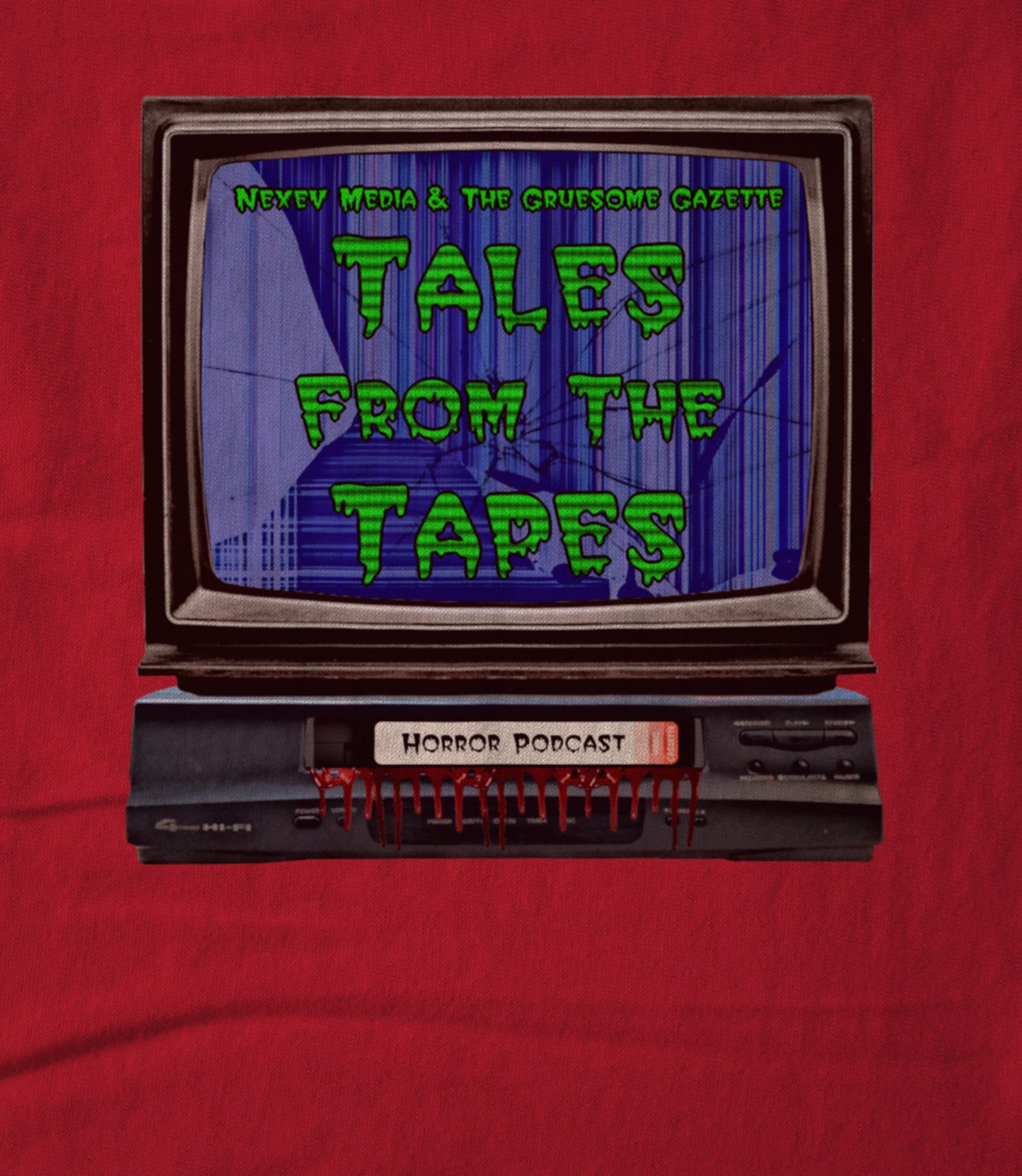 Tales From The Tapes TV (Red) Unisex T-shirt