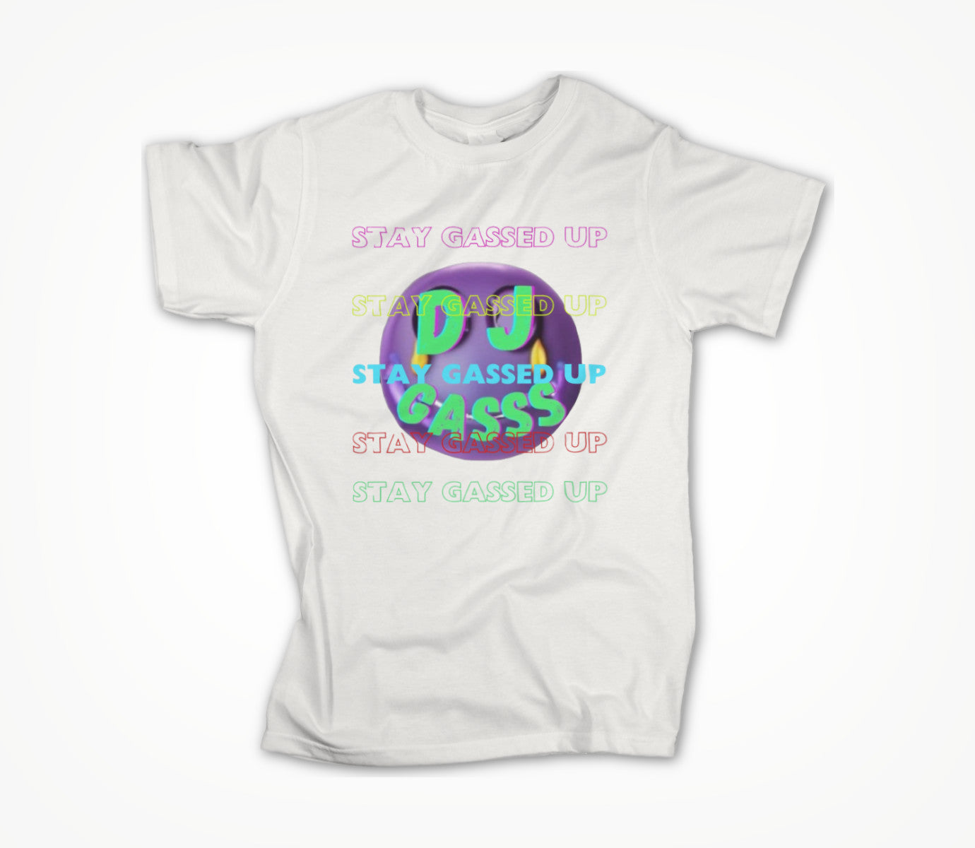 GASSS STACK WHITE Unisex T-shirt
