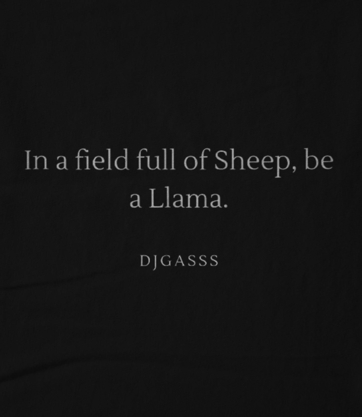 Be a Llama Hoodie