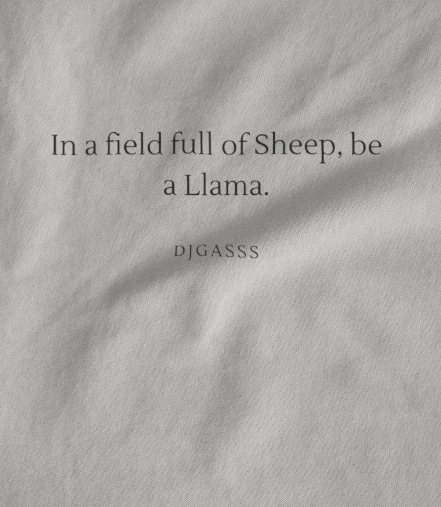 Be a Llama white Hoodie