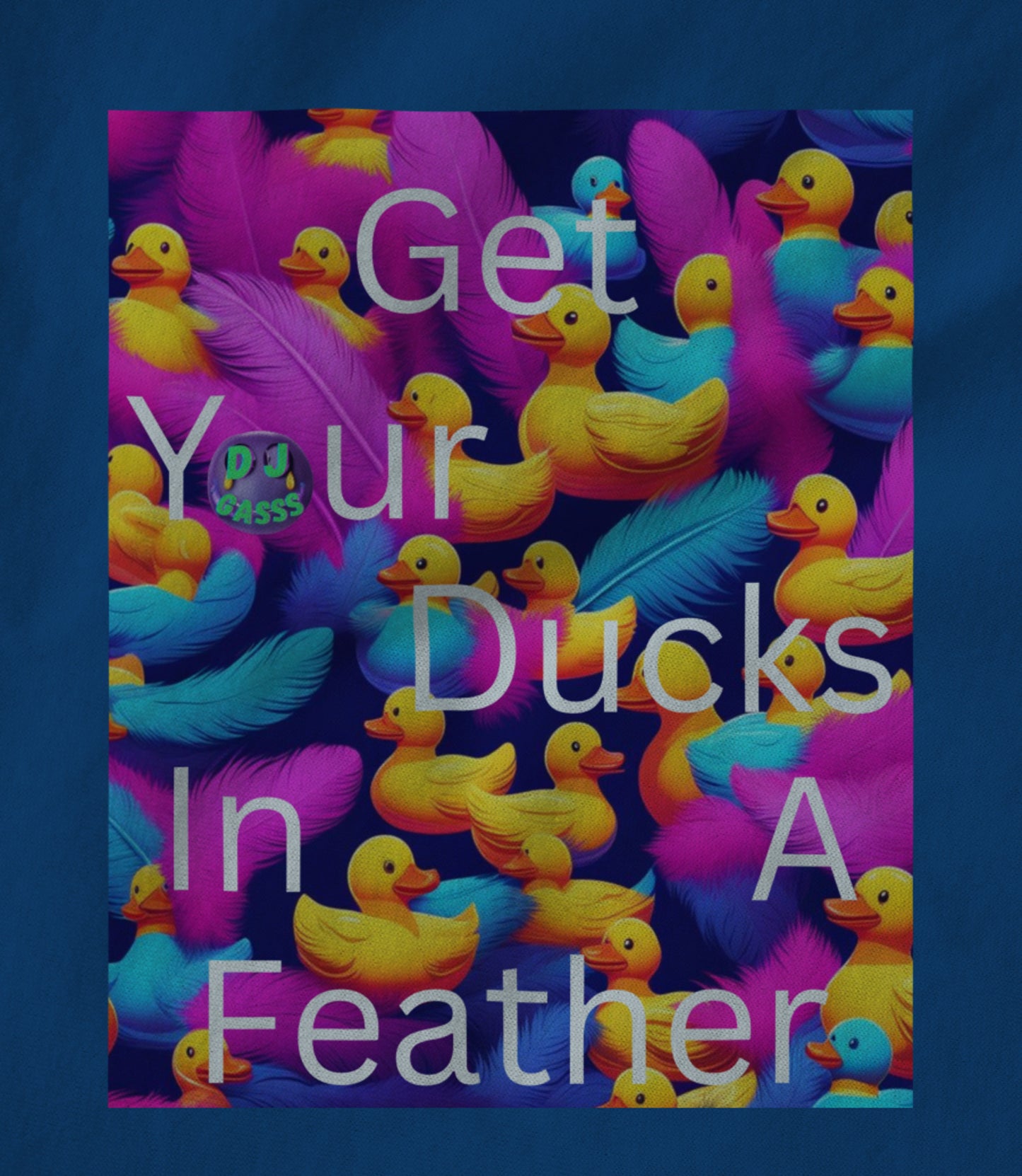 Ducks In A Feather Blue Women's T-shirt