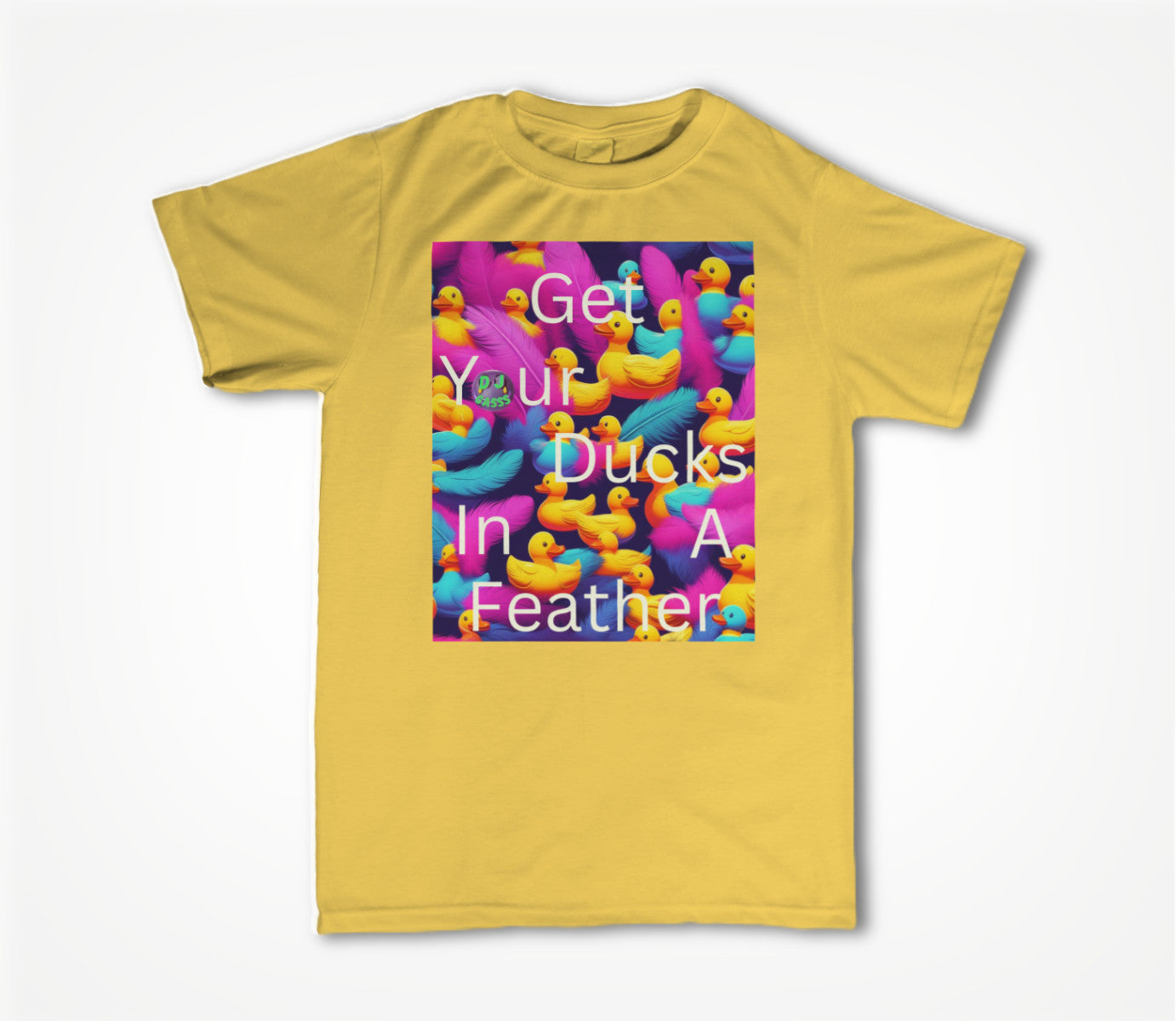 Ducks In A Feather Yellow Unisex T-shirt