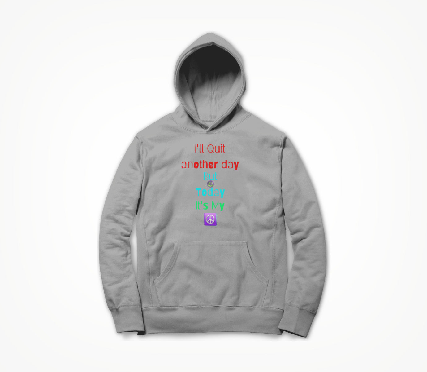 Not Today (Grey) Hoodie