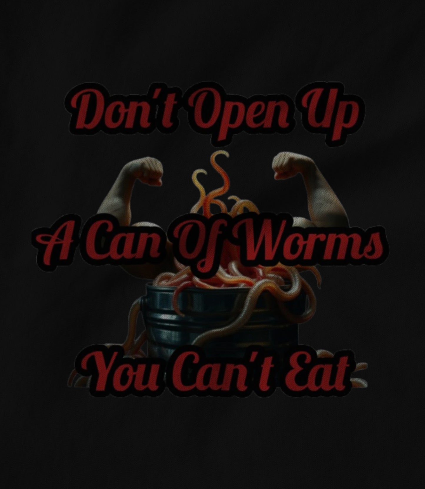 Black Can Of Worms Women's T-shirt