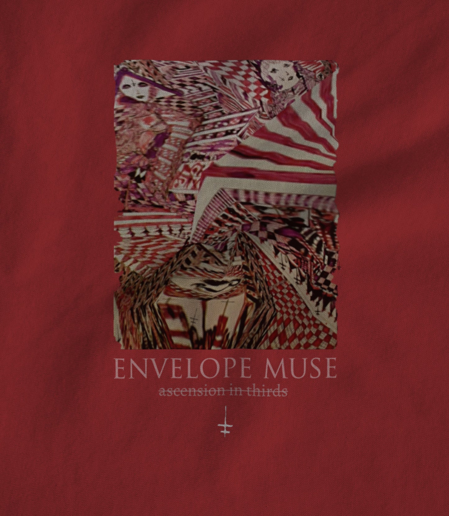Envelope Muse - ascension in thirds ( - Cardinal Red) Unisex T-shirt