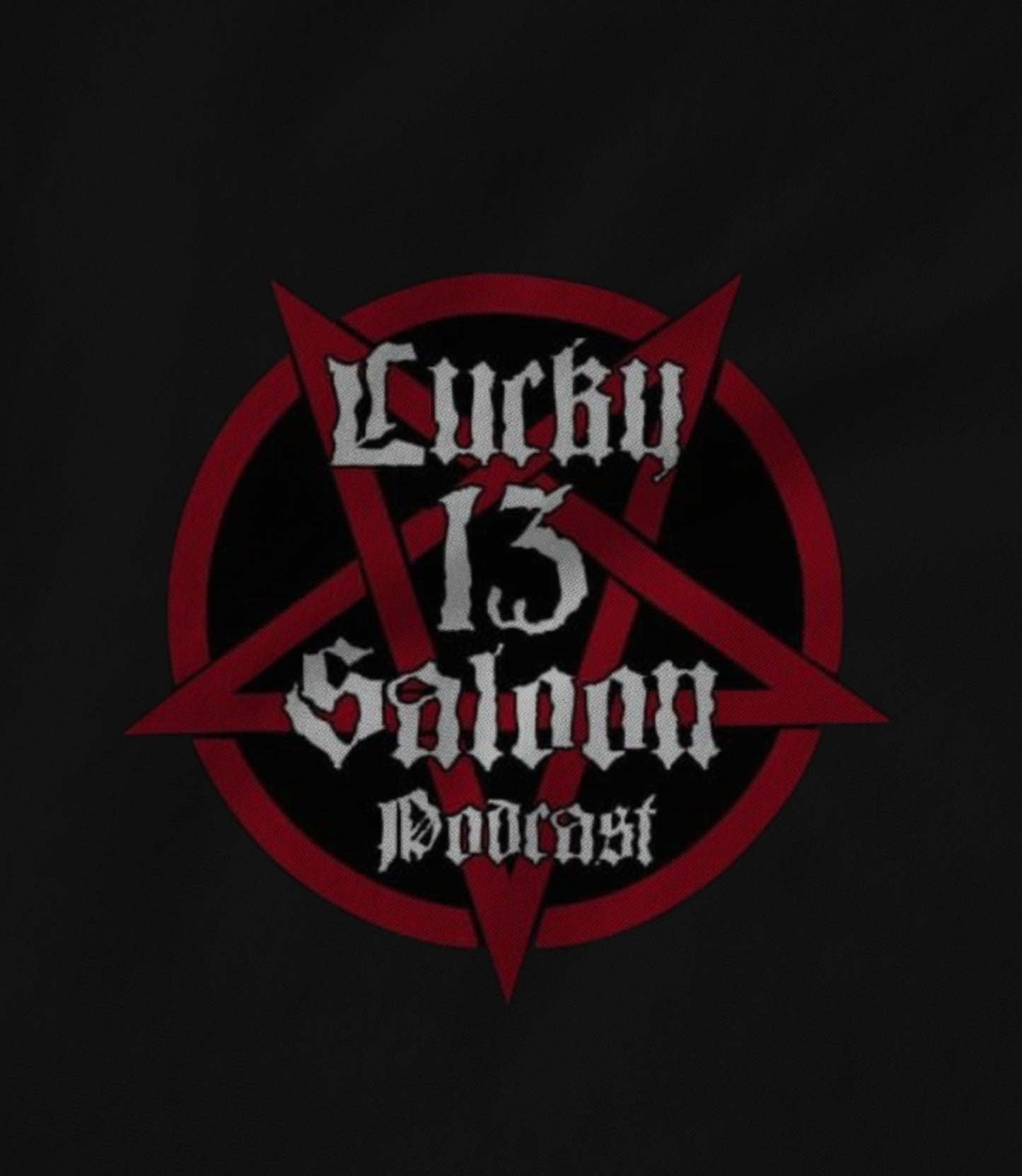 Lucky 13 Saloon Podcast Logo Unisex T-shirt