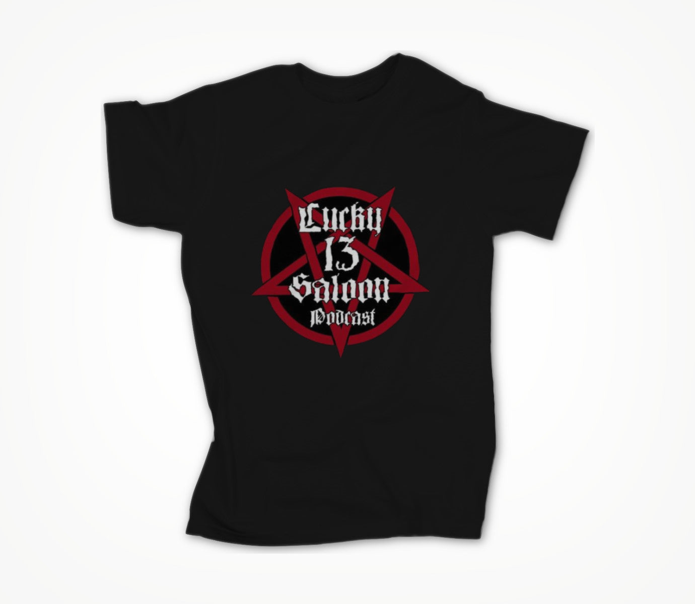 Lucky 13 Saloon Podcast Logo Unisex T-shirt