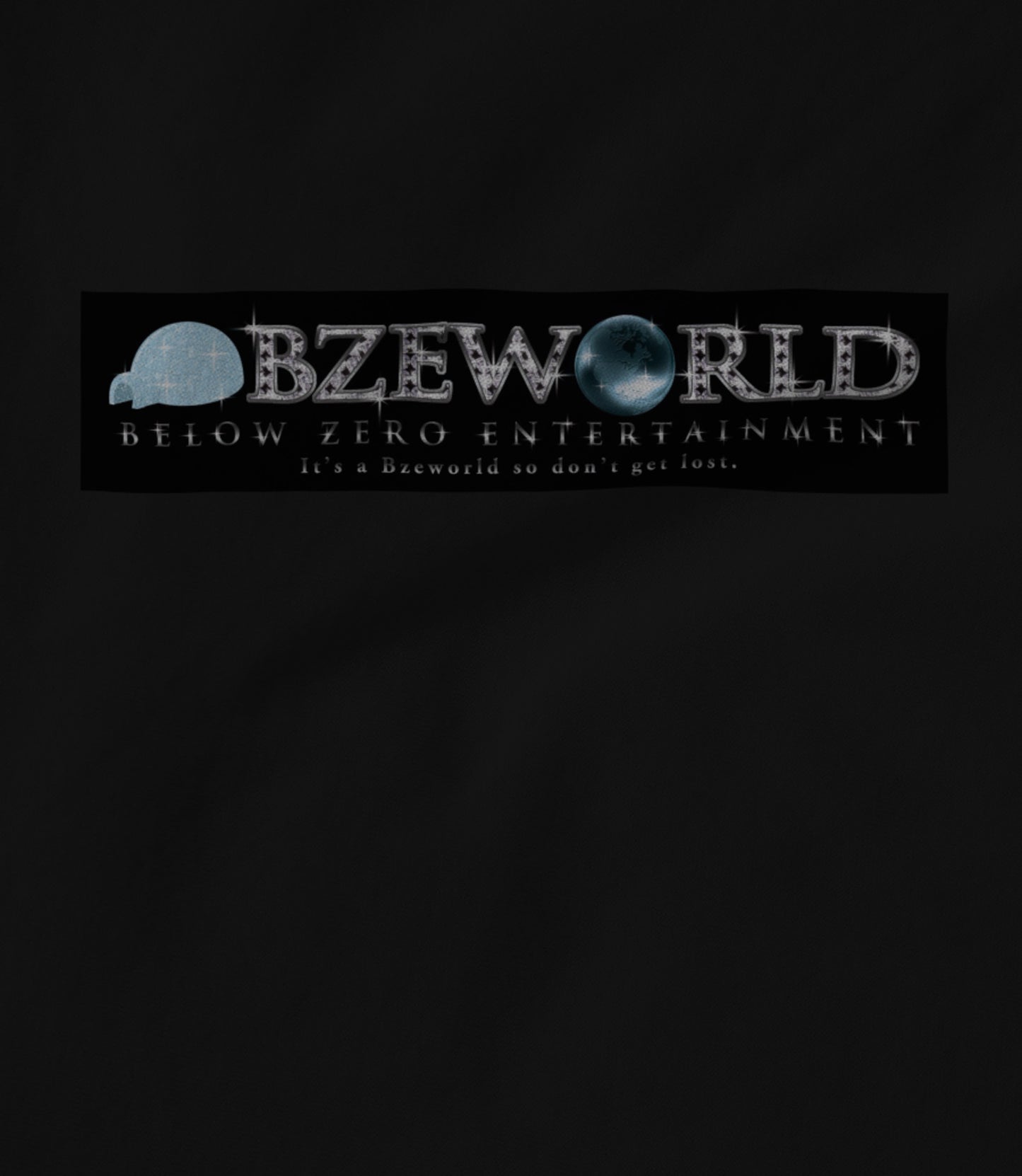 Bzeworld logo black Hoodie