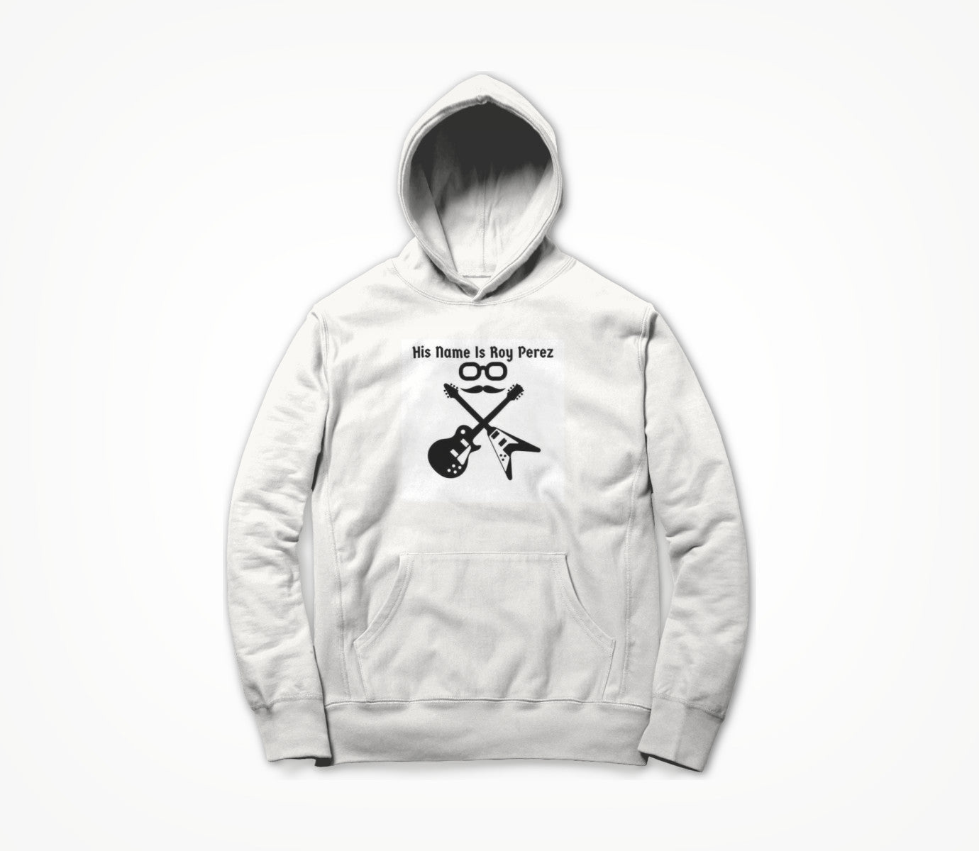 Cross bones White T Hoodie