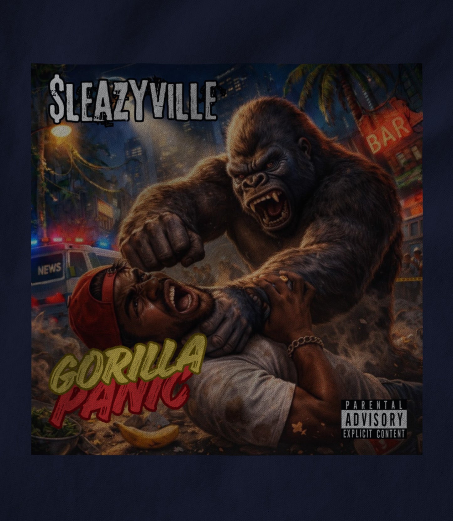 Gorilla Panic cover Hoodie