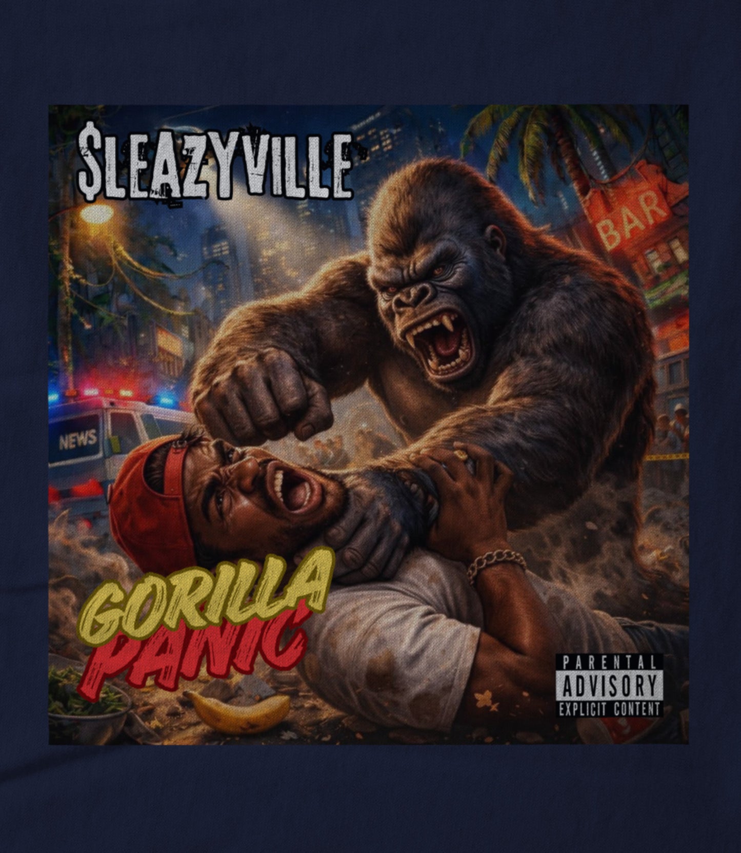 Gorilla Panic cover Unisex T-shirt