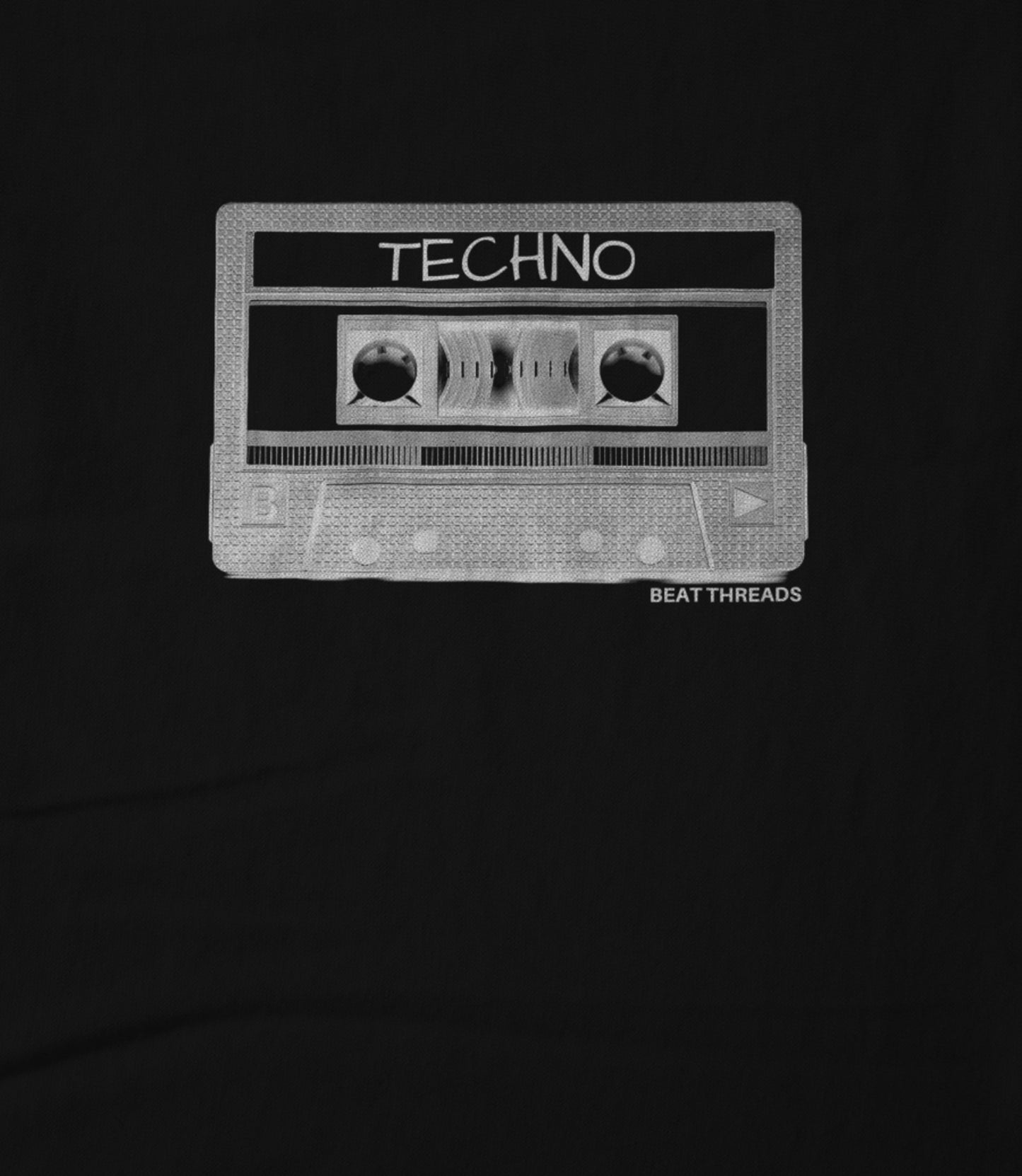 Old School Mix Tape - TECHNO- Black Women's T-shirt