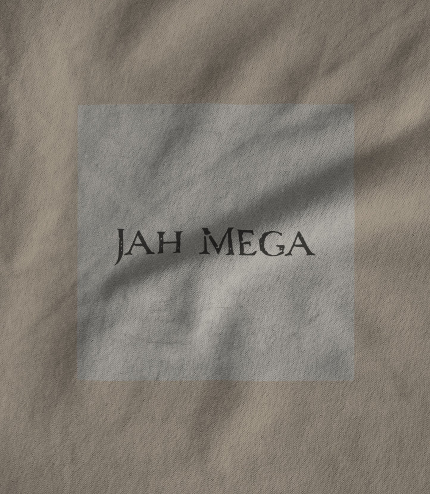 Jah Mega Marble Logo (Creme) Unisex T-shirt