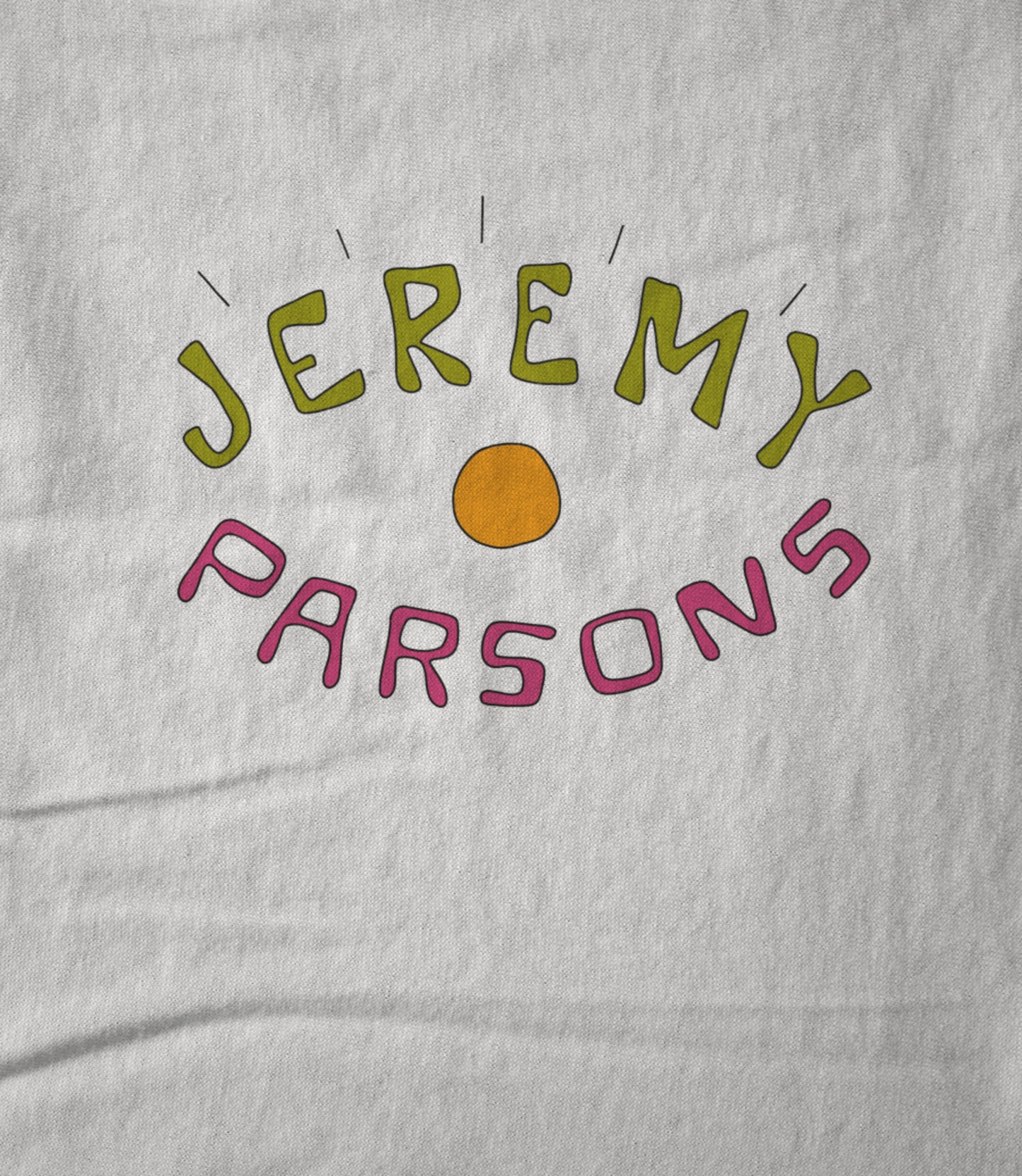 Jeremy Parsons Eye Wide Open Logo White Hoodie