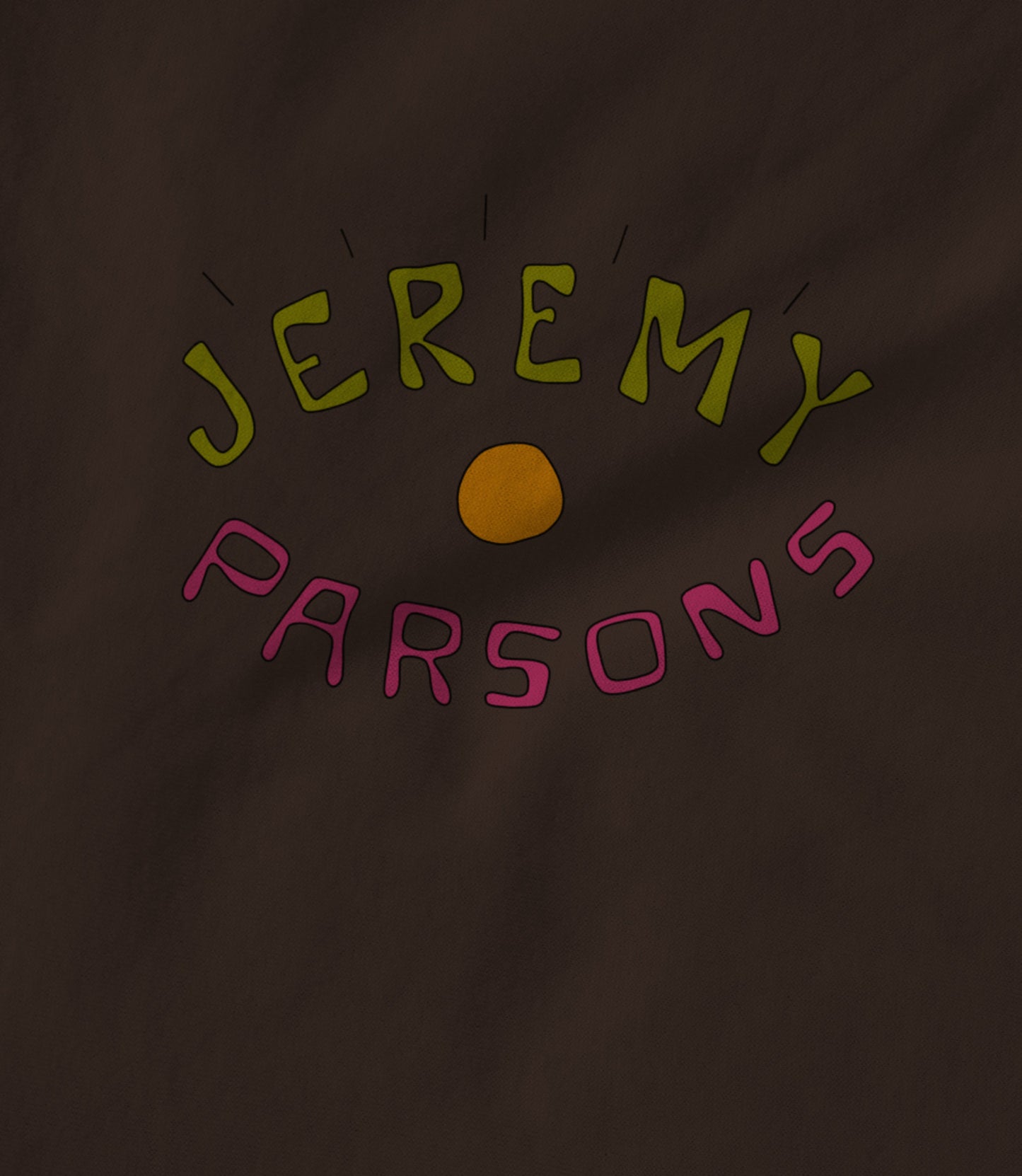 Jeremy Parsons Eye Wide Open Logo Brown Unisex T-shirt