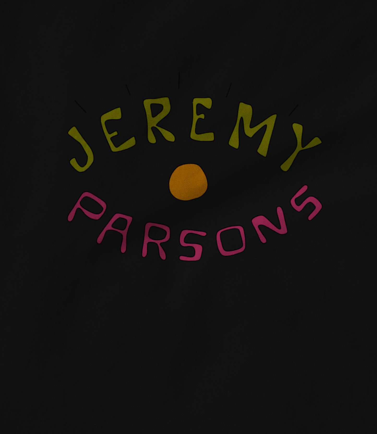 Jeremy Parsons Eye Wide Open Logo Black Women's T-shirt