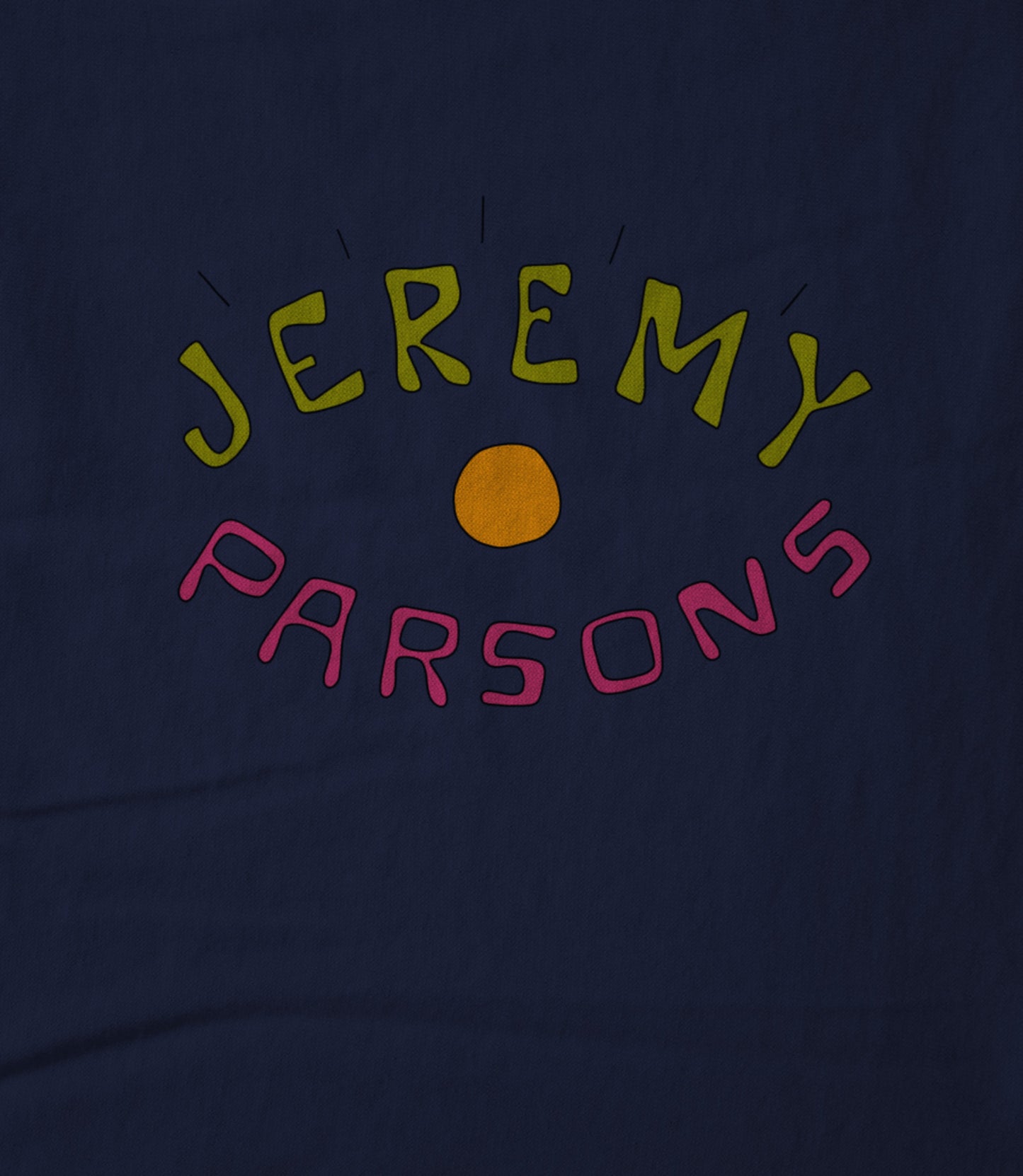 Jeremy Parsons Eye Wide Open Logo Navy Hoodie